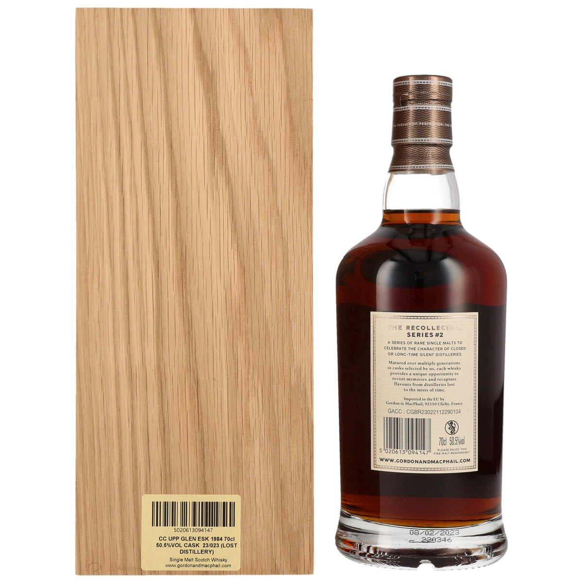 Glenesk 1984/2023 38 Jahre #2636 G&M Connoisseurs Choice 50,5% vol. 700ml
