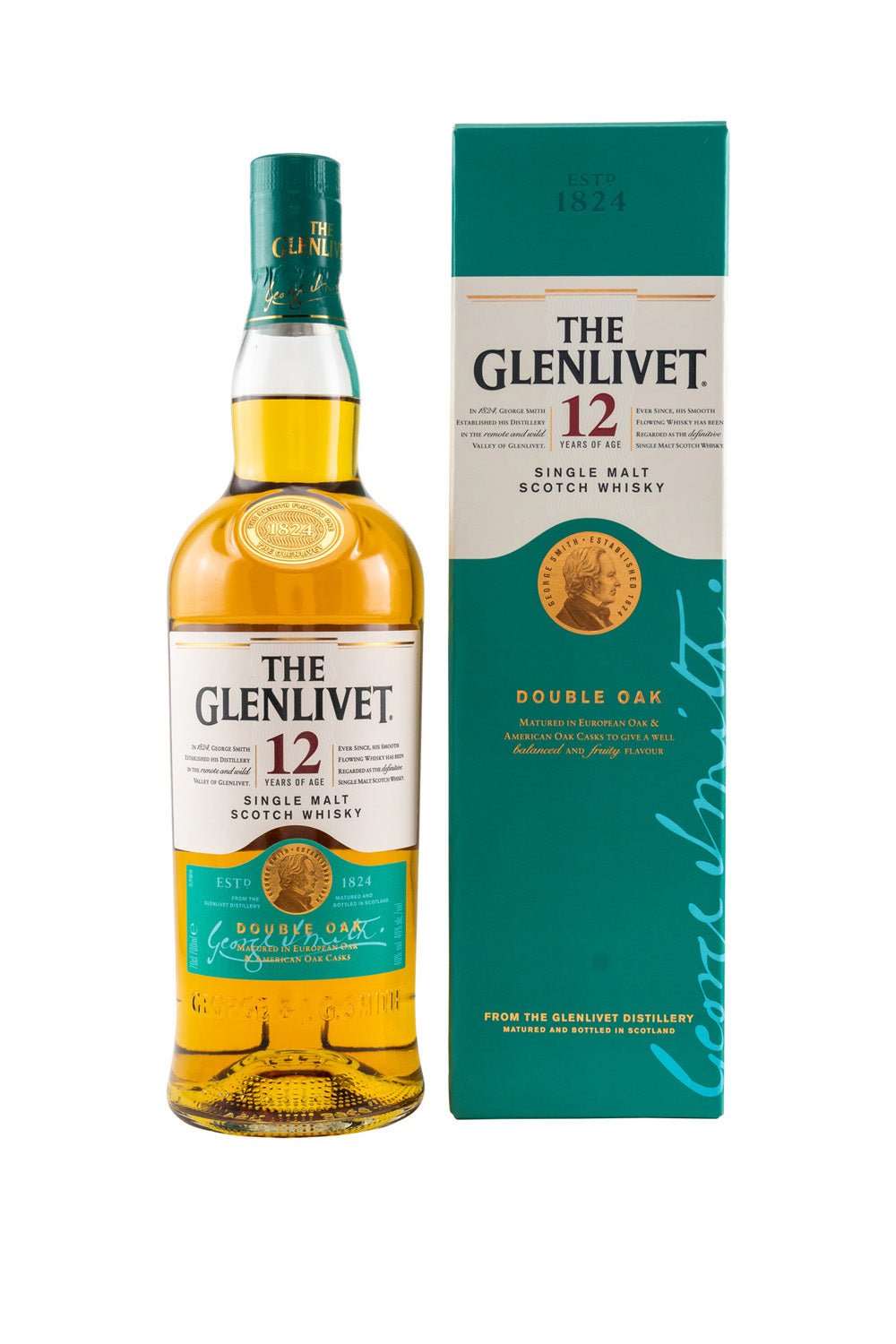 Glenlivet 12 Jahre Double Oak Single Malt Whisky 40% vol. 700ml 1 - Maltimore - Premium Whisky Onlineshop