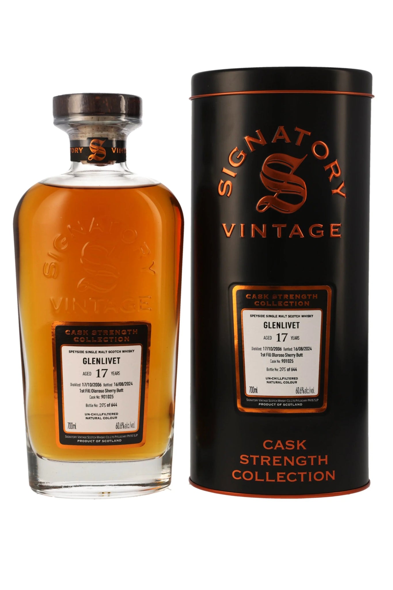 Glenlivet 2006/2024 SV Cask Strength #901025 60,6% vol. 700ml - Maltimore - Premium Whisky Onlineshop
