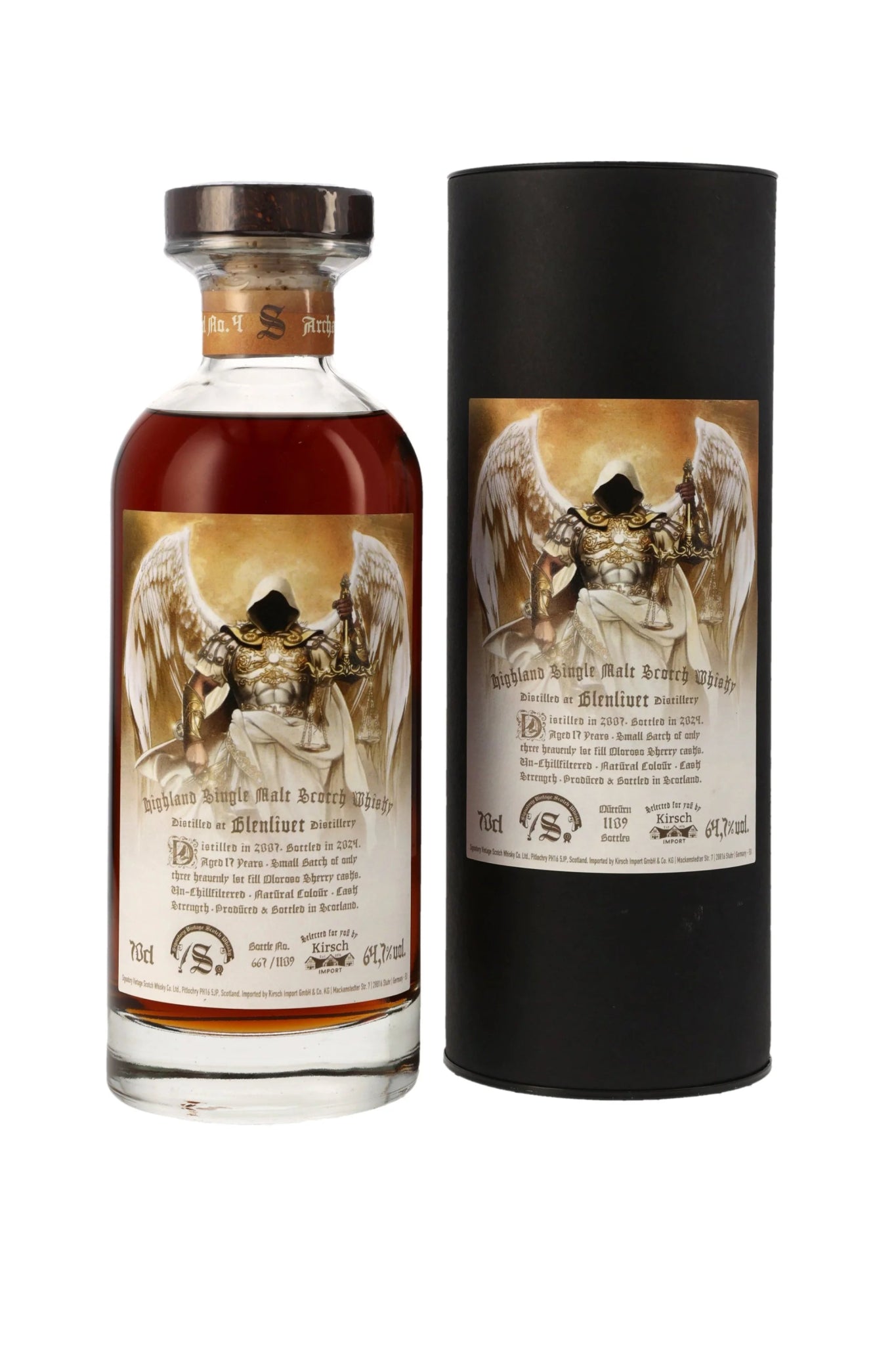 Glenlivet 2007/2024 Sig CS Archangel #4 Kirsch 64,7% vol. 700ml - Maltimore - Premium Whisky Onlineshop