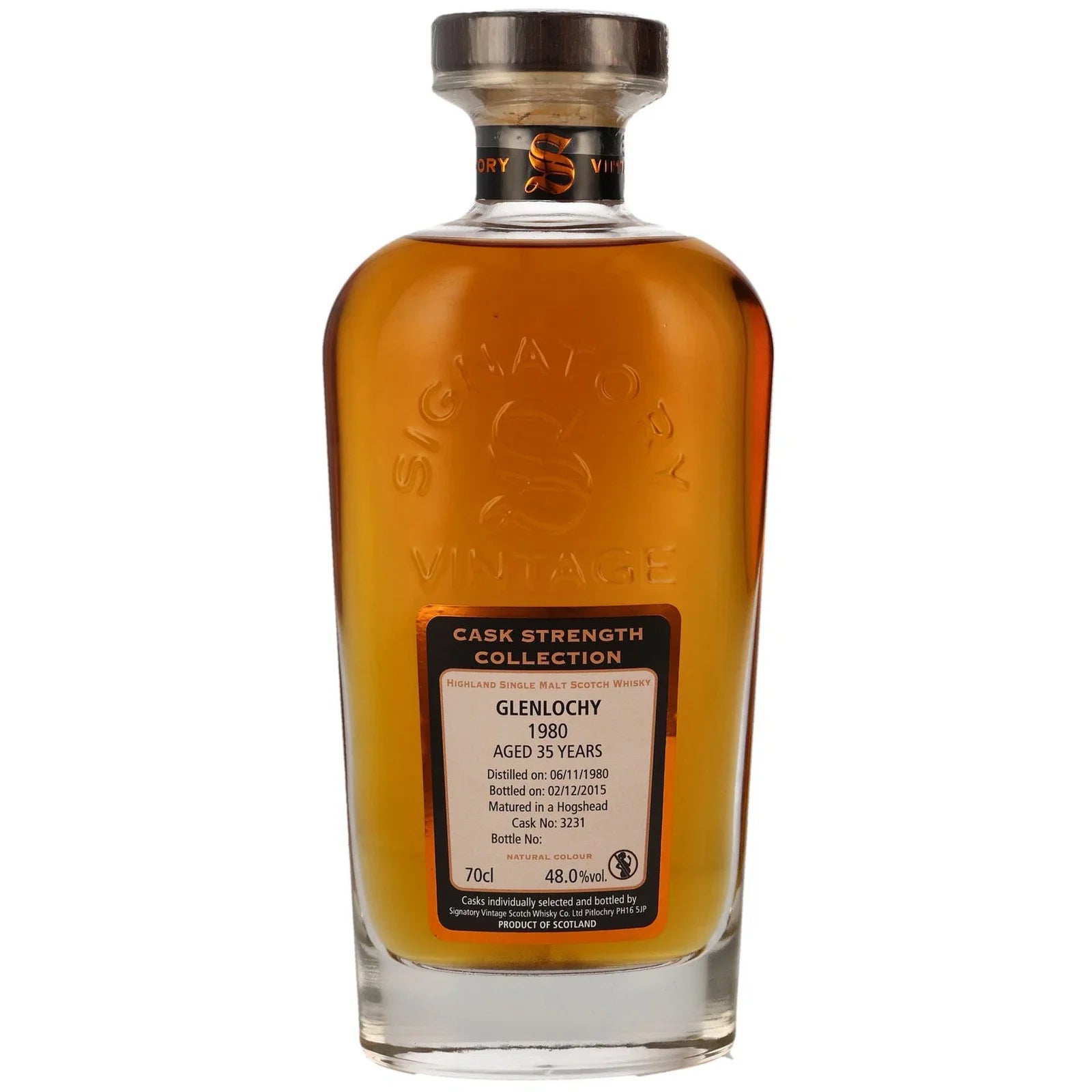 Glenlochy 1980/2015 35 Jahre Fass #3231 Signatory Rare Reserve 48,0% vol. 700ml
