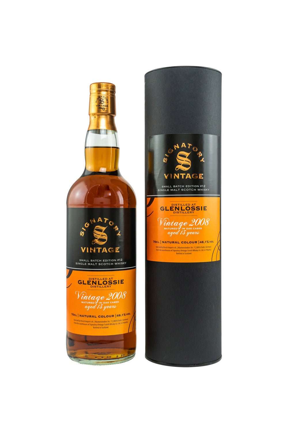 Glenlossie 2008/2022 Signatory Small Batch Edition #12 48,1% vol. 700ml 1 - Maltimore - Premium Whisky Onlineshop