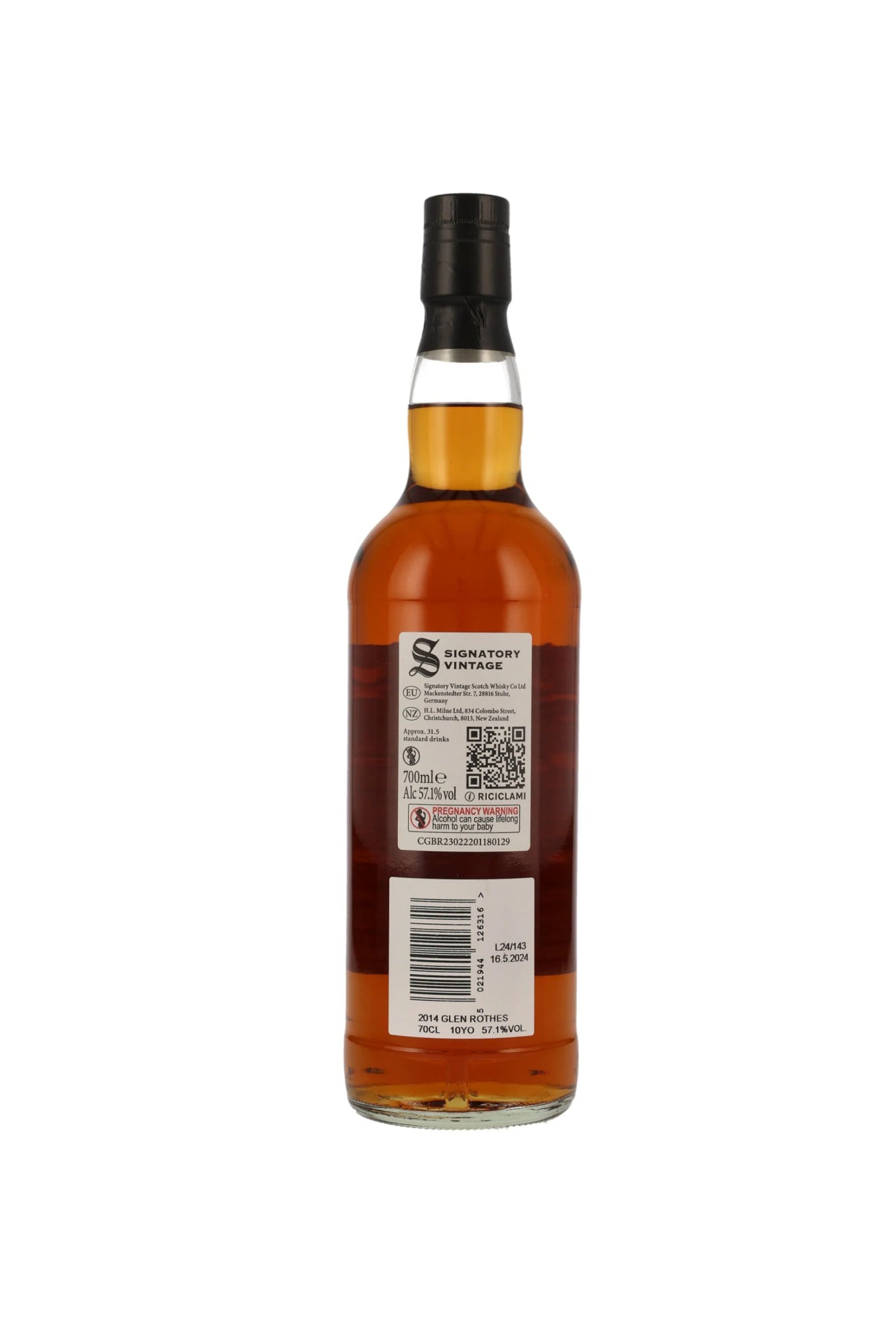 Glenrothes 2014/2024 10 Jahre Signatory 100 Proof Edition #20 57,1% 700ml - Maltimore - Premium Whisky Onlineshop