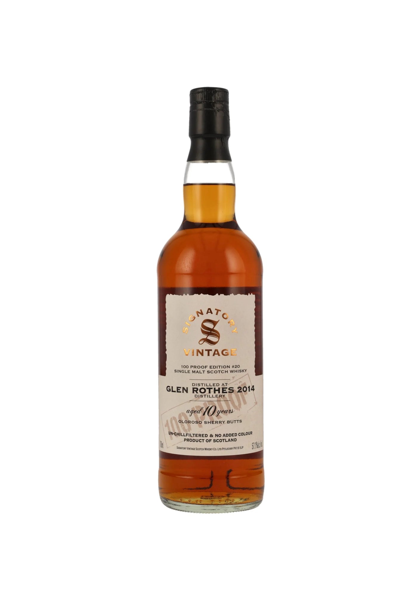 Glenrothes 2014/2024 10 Jahre Signatory 100 Proof Edition #20 57,1% 700ml - Maltimore - Premium Whisky Onlineshop