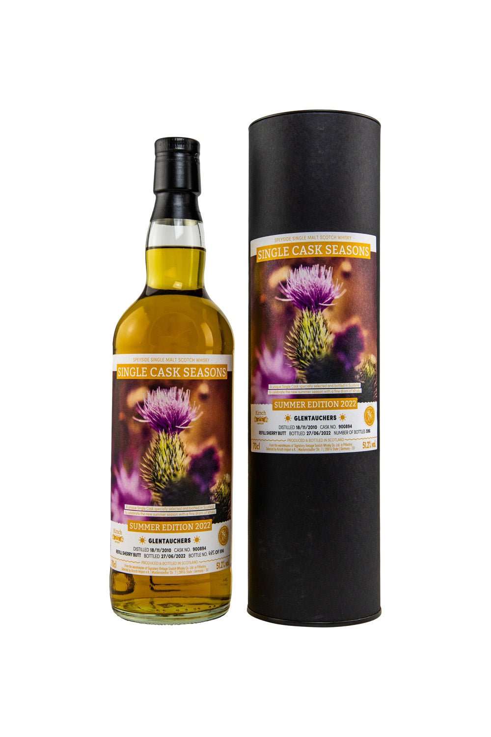 Glentauchers 2010/2022 SV Single Cask Seasons Summer 2022 Refill Sherry Butt 51,2% 700ml 1 - Maltimore - Premium Whisky Onlineshop