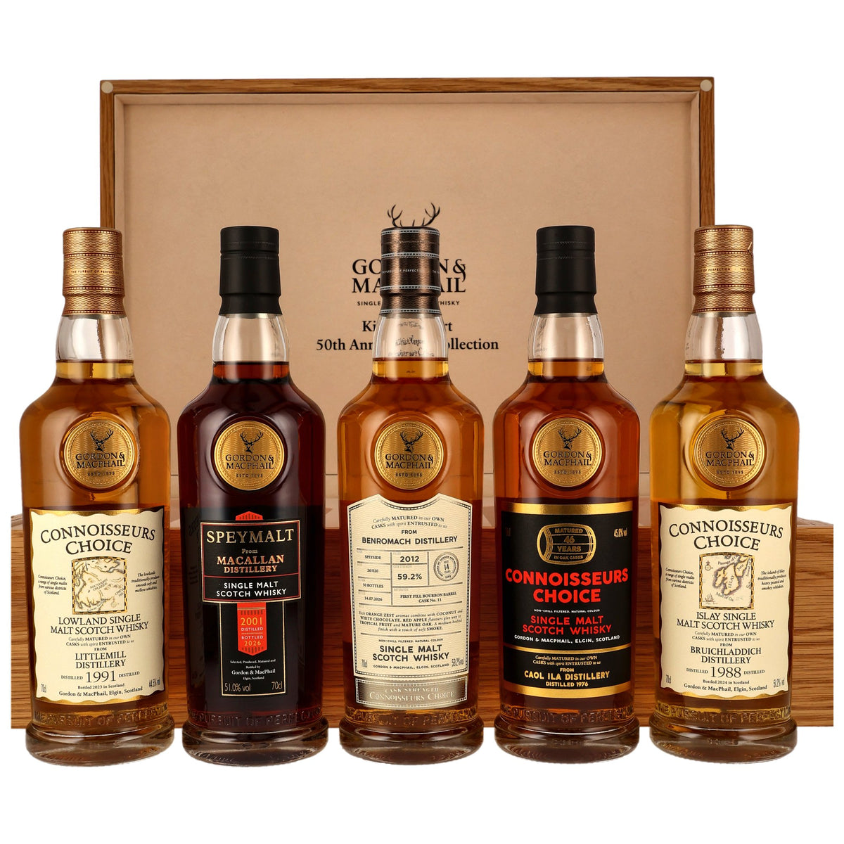 Gordon & MacPhail 50th Anniversary Collection – fünf rare Single Malt Whiskys zum Kirsch-Import-Jubiläum