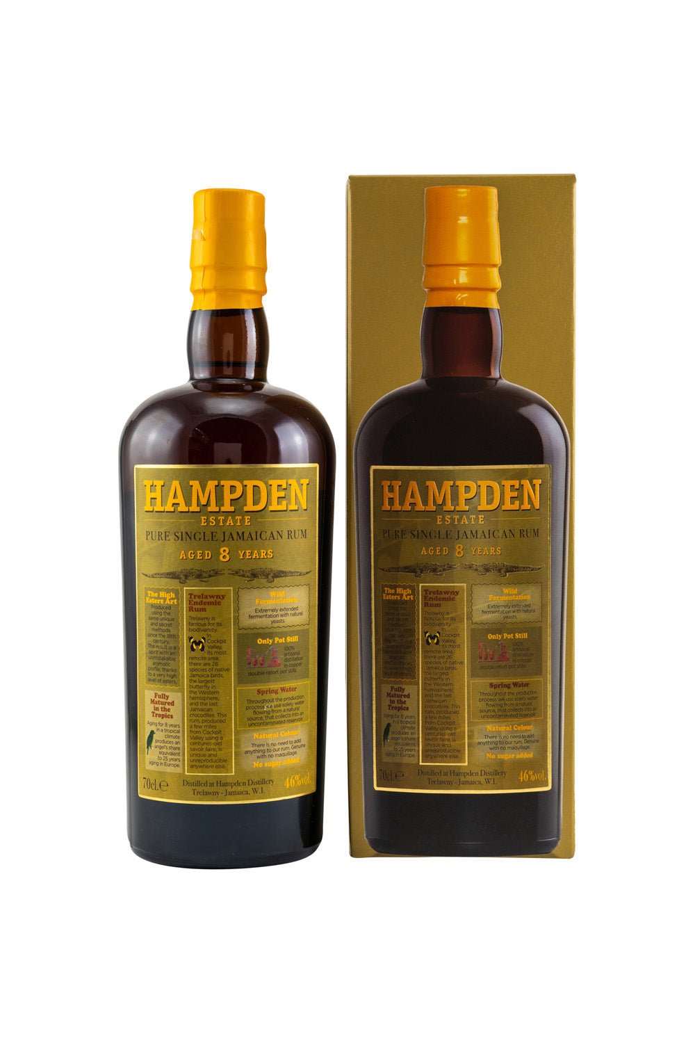 Hampden Estate Pure 8 Jahre Single Jamaican Rum 46% vol. 700ml 1 - Maltimore - Premium Whisky Onlineshop