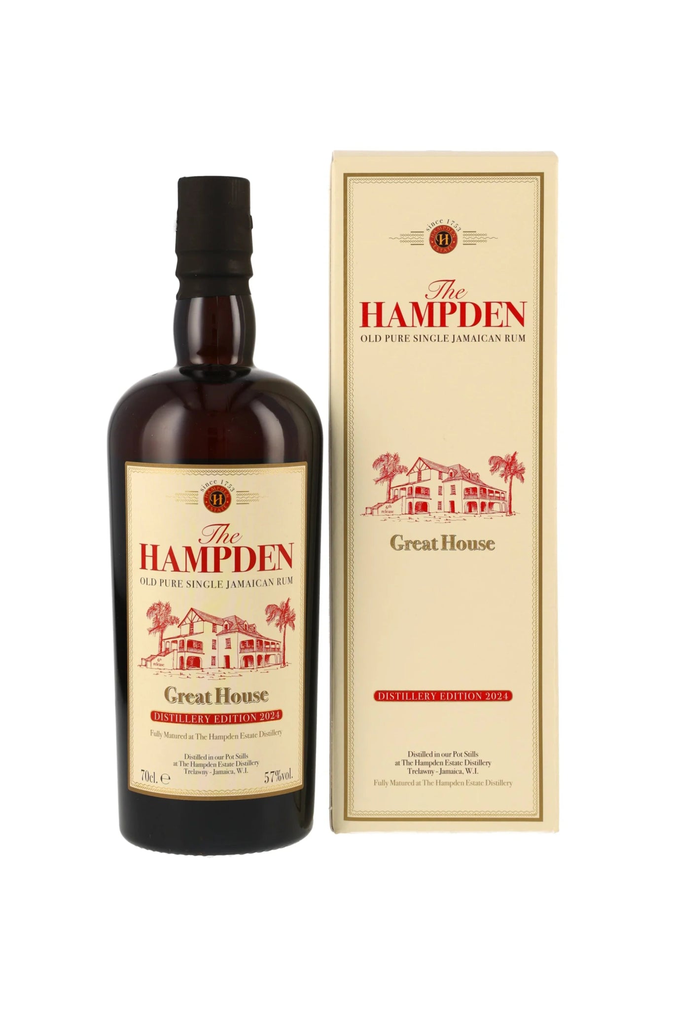 Hampden Great House Distillery Edition 2024 Pure Single Jamaican Rum 57% vol. 700ml - Maltimore - Premium Whisky Onlineshop