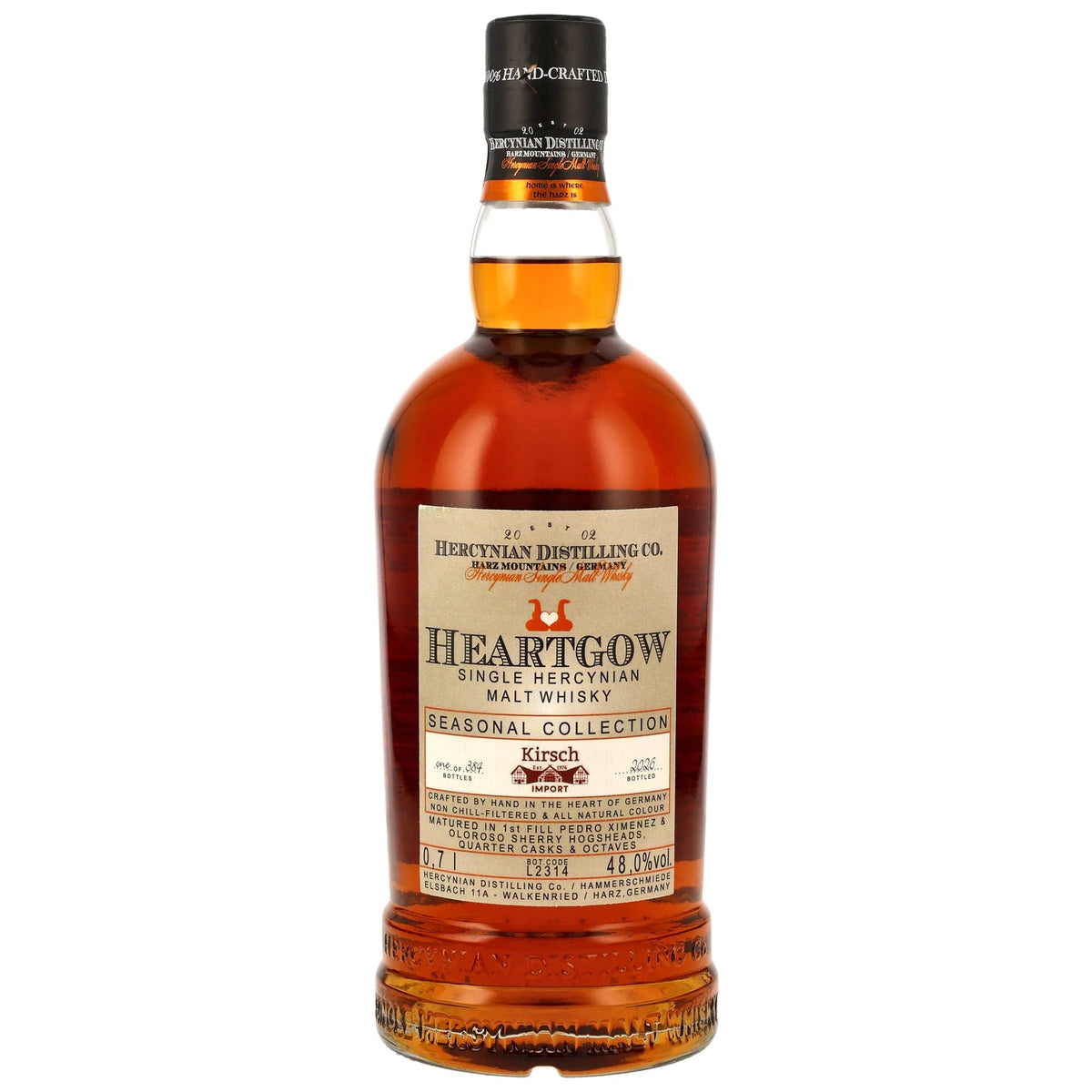 Heartgow Spring 2026 Hercynian Single Malt Whisky 48% vol. 700ml