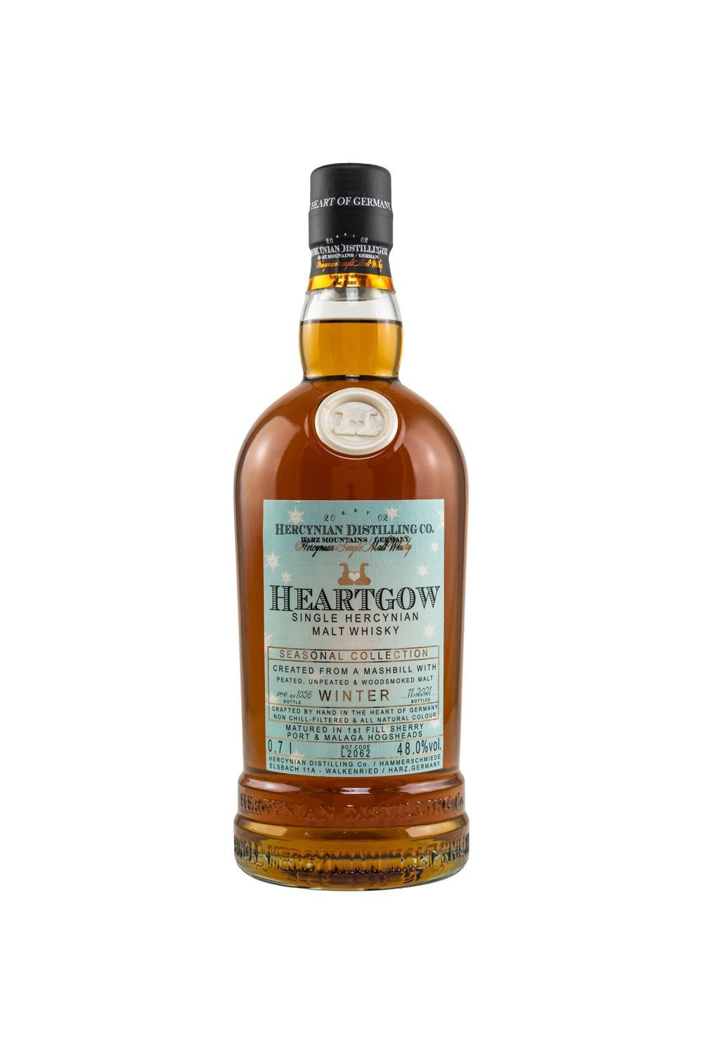 Heartgow Winter Hercynian Single Malt Whisky by Elsburn L2062 48% vol. 700ml 1 - Maltimore - Premium Whisky Onlineshop