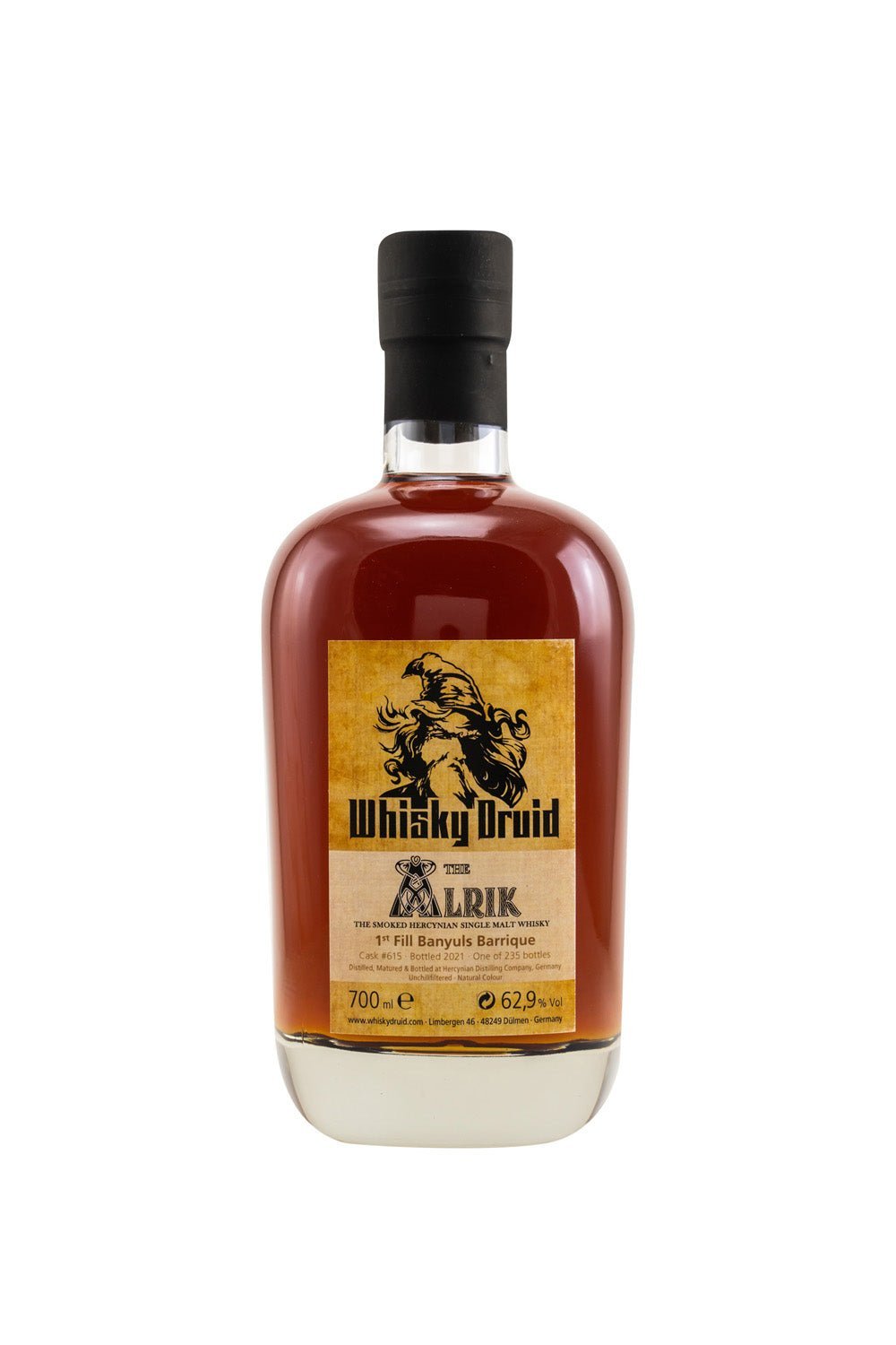 Hercynian The Alrik 1st Fill Banyuls Barrique #615 Whisky Druid 62,9% vol. 700ml 1 - Maltimore - Premium Whisky Onlineshop