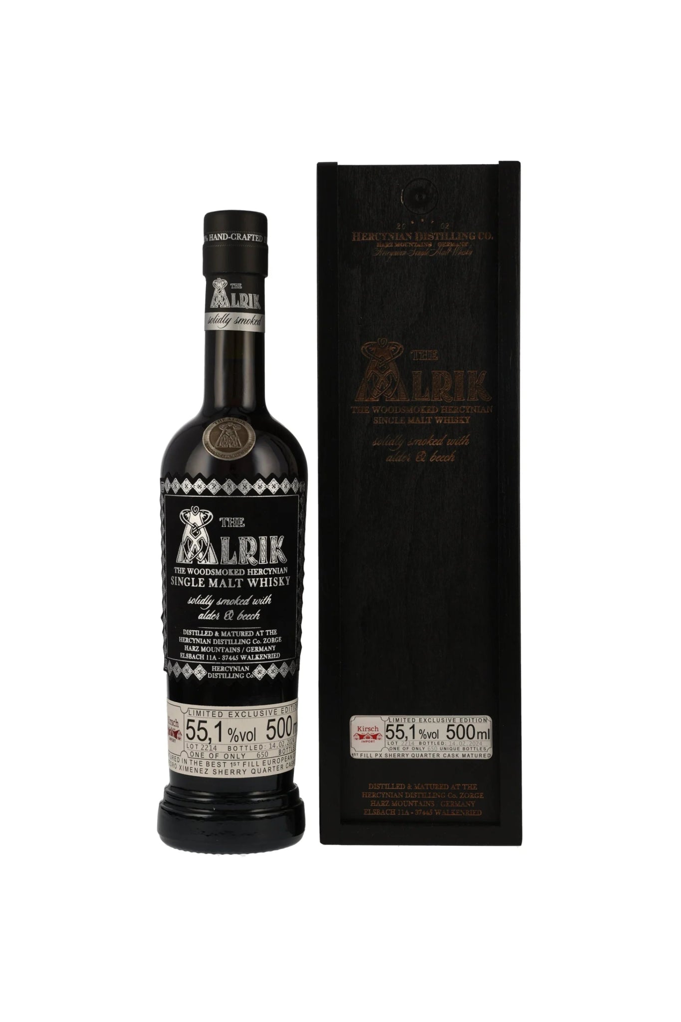 Hercynian The Alrik First Fill PX Quarter Cask Limited Exclusive Edition 2024 55,1% vol. 500ml - Maltimore - Premium Whisky Onlineshop