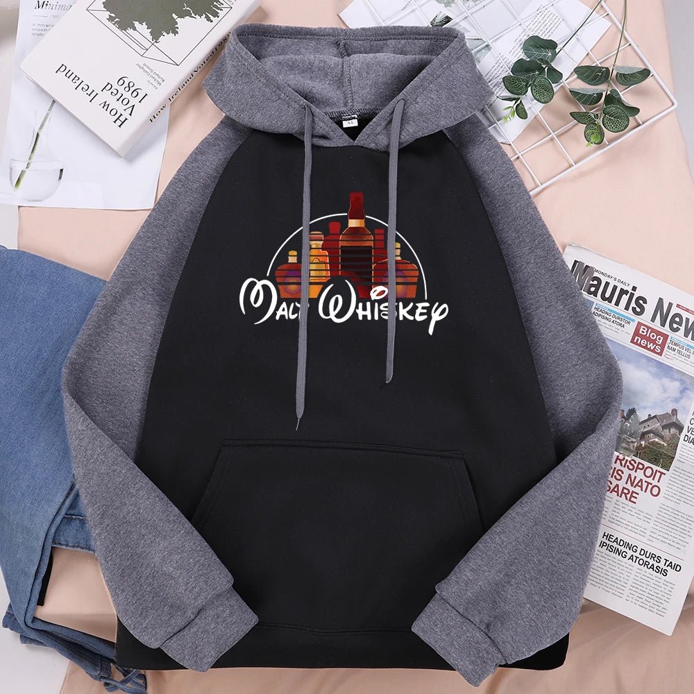 Hoodie Sweatshirt für Herren mit Malt Whiskey Print Kapuzen Pullover Hoody Geschenk Whisky 20 - Maltimore - Premium Whisky Onlineshop