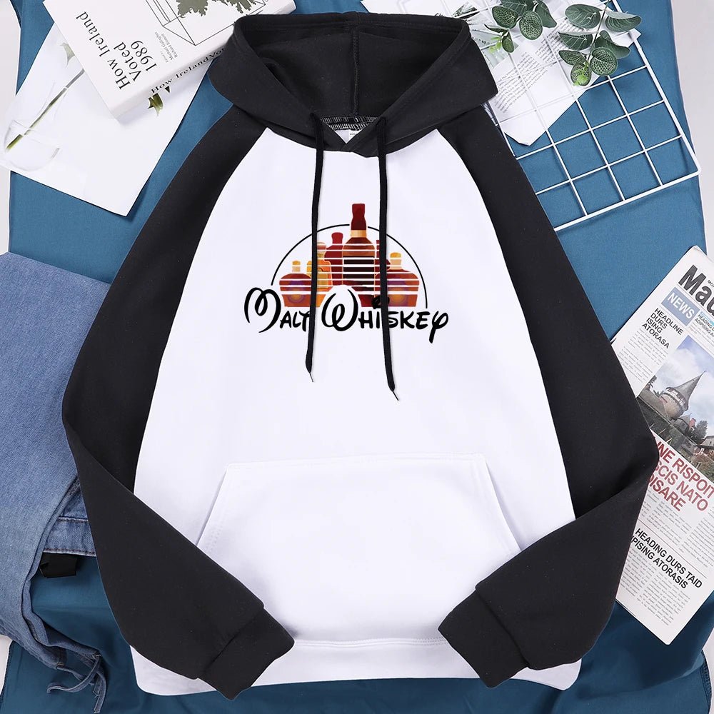 Hoodie Sweatshirt für Herren mit Malt Whiskey Print Kapuzen Pullover Hoody Geschenk Whisky 9 - Maltimore - Premium Whisky Onlineshop