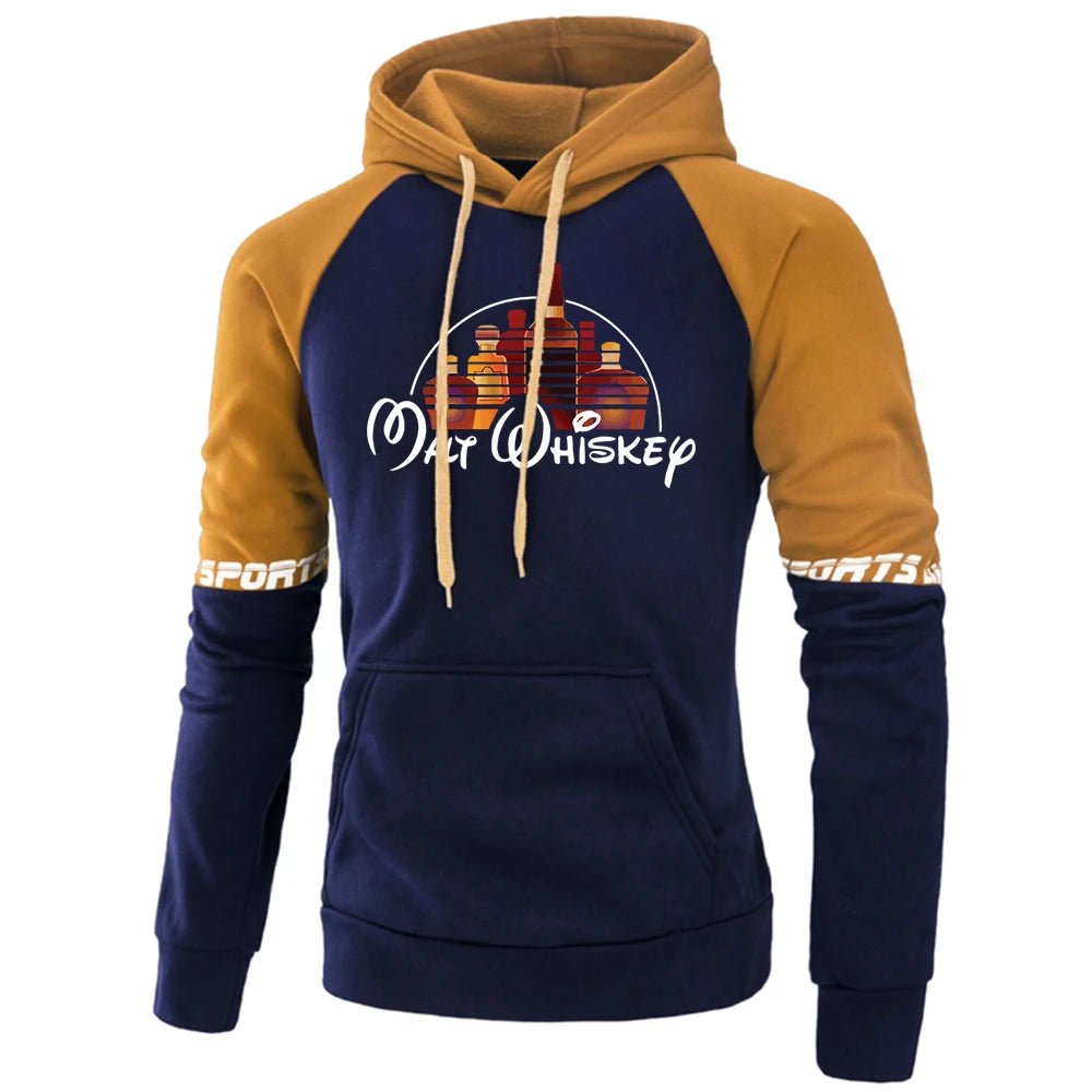 Hoodie Sweatshirt für Herren mit Malt Whiskey Print Kapuzen Pullover Hoody Geschenk Whisky 25 - Maltimore - Premium Whisky Onlineshop