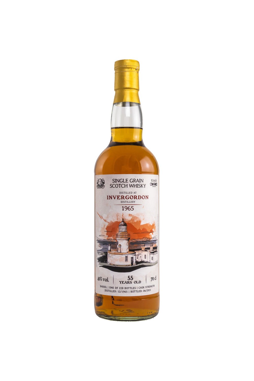 Invergordon 1965/2021 55 Jahre Wu Dram Clan & Kirsch Grain Scotch Whisky 40% vol. 700ml - Maltimore - Premium Whisky Onlineshop