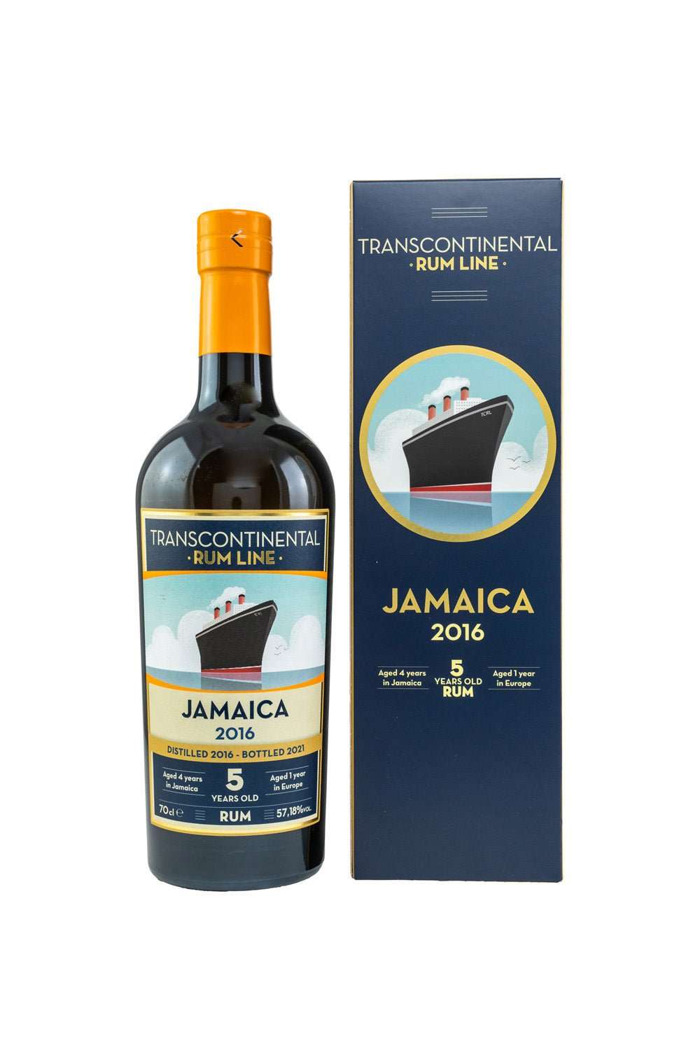 Jamaica 2016/2021 Transcontinental Rum Line TCRL 57,18% vol. 700ml 1 - Maltimore - Premium Whisky Onlineshop