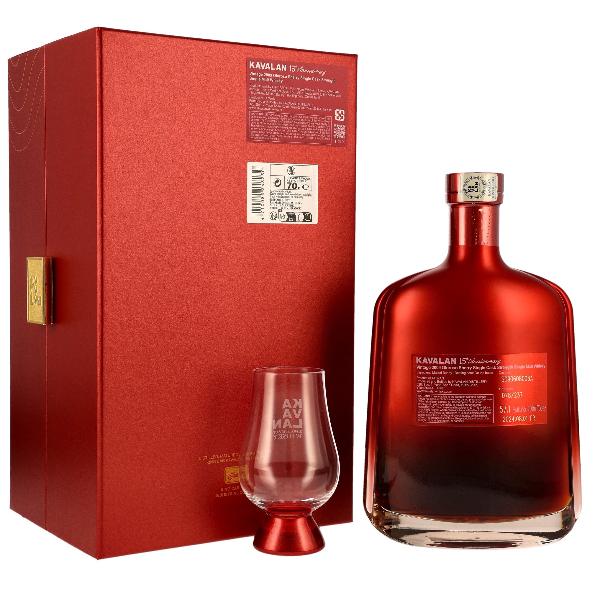 Kavalan 2009/2024 15 y.o. Oloroso Cask #S090608008A 15th Anniversary 57,1% vol. 700ml 3 - Maltimore - Premium Whisky Onlineshop