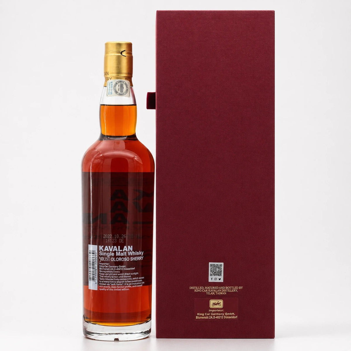Kavalan 2014/2022 Solist Oloroso Sherry Single Cask Strength 59,4% 700ml 2 - Maltimore.de - Premium Whisky Onlineshop