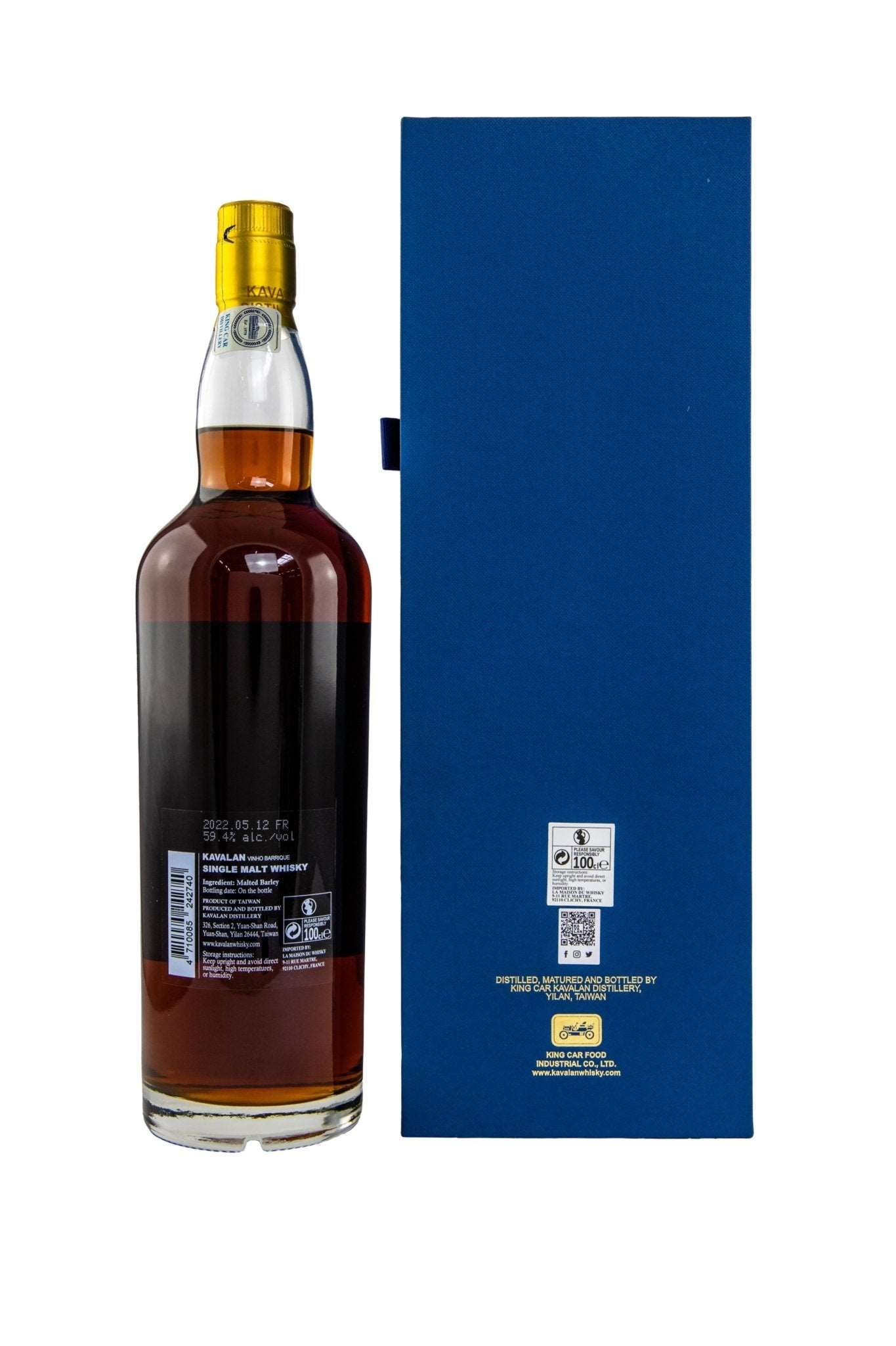KAVALAN Solist 2016/2022 Vinho Barrique LITER Single Cask 59
