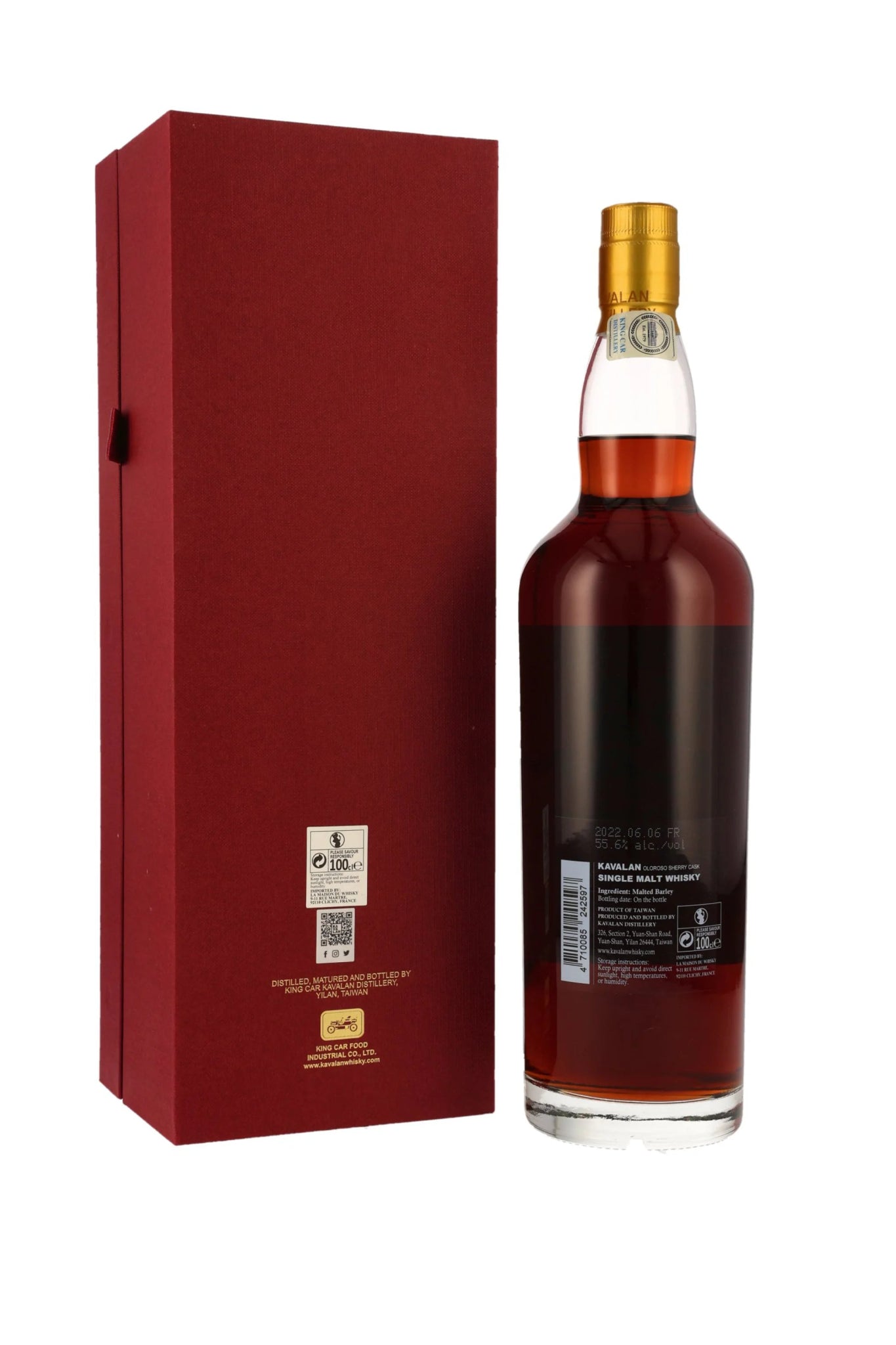 KAVALAN Solist Oloroso Sherry Cask LITER Single Cask 55,6 vol. 1000ml - Maltimore - Premium Whisky Onlineshop