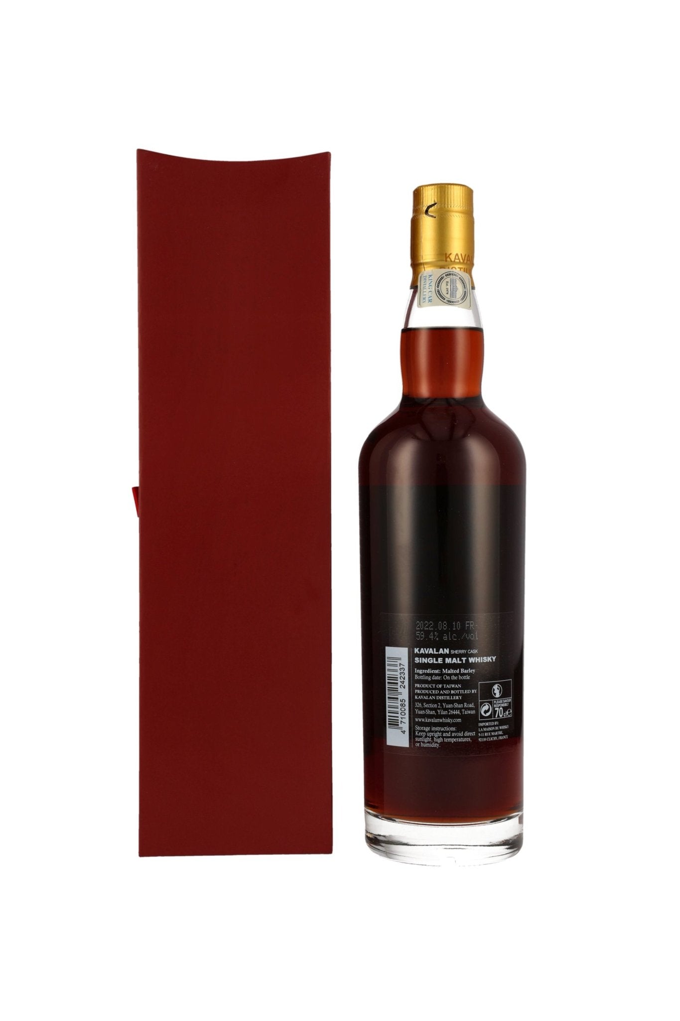 KAVALAN Solist Sherry Cask Cask Strength 59,4% vol. 700ml - Maltimore - Premium Whisky Onlineshop