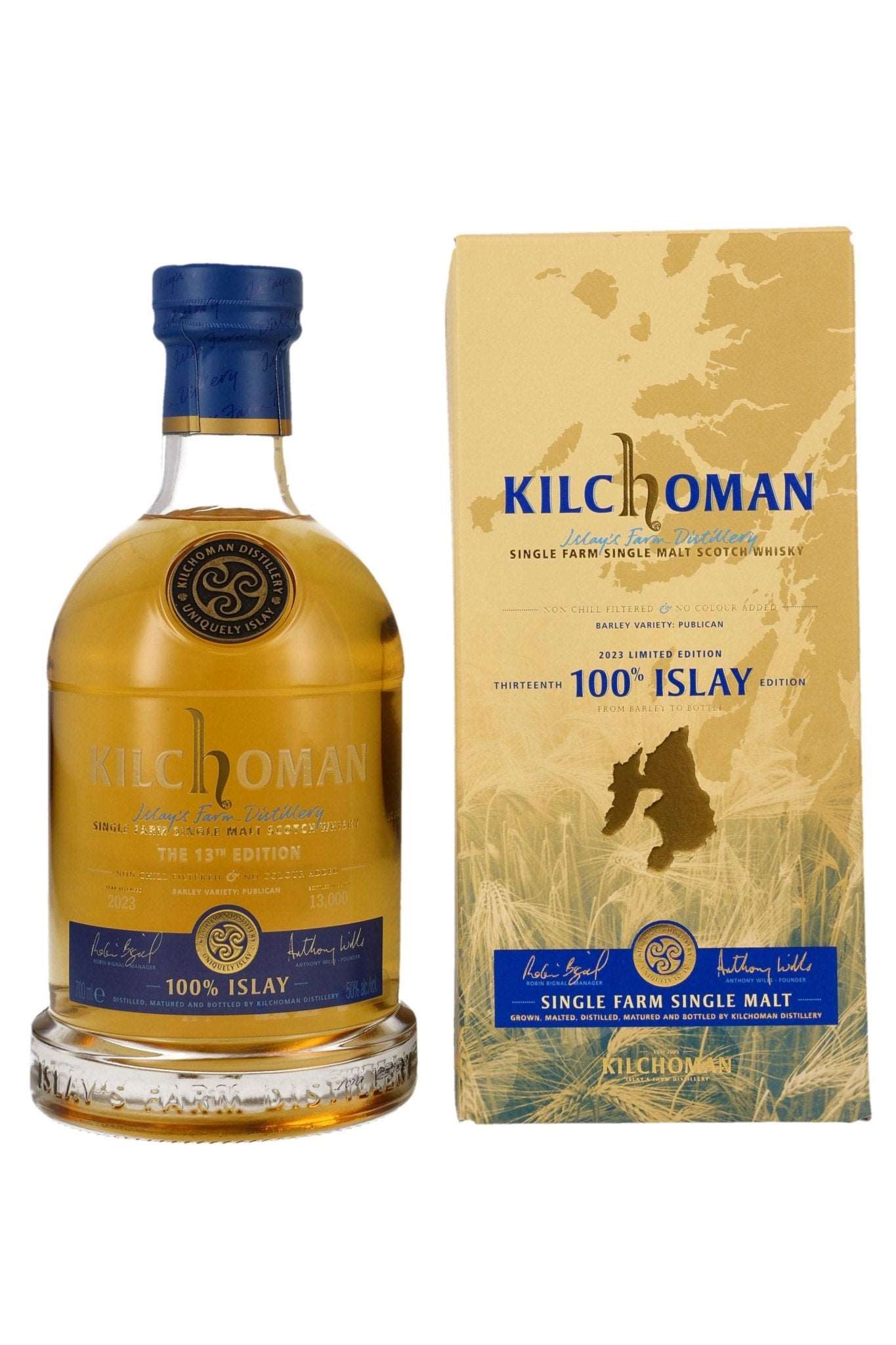 Kilchoman 100% Islay Release 2023 Bourbon Casks Islay Single Malt Whisky 50% vol. 700ml - Maltimore - Premium Whisky Onlineshop