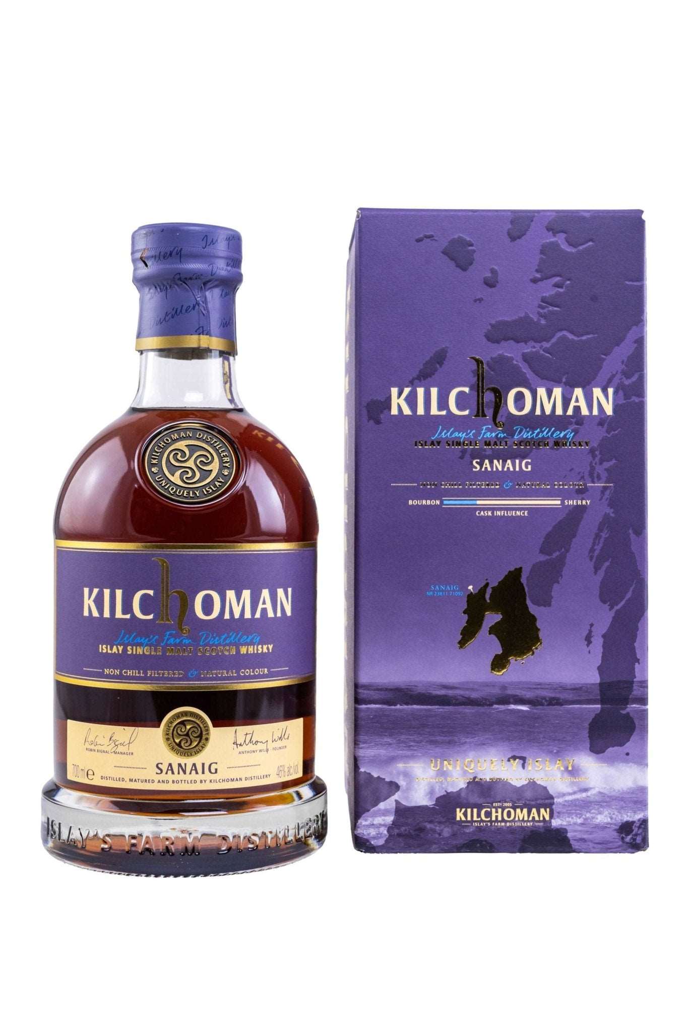 Kilchoman Sanaig Islay Whisky 46% vol. 700ml - Maltimore - Premium Whisky Onlineshop