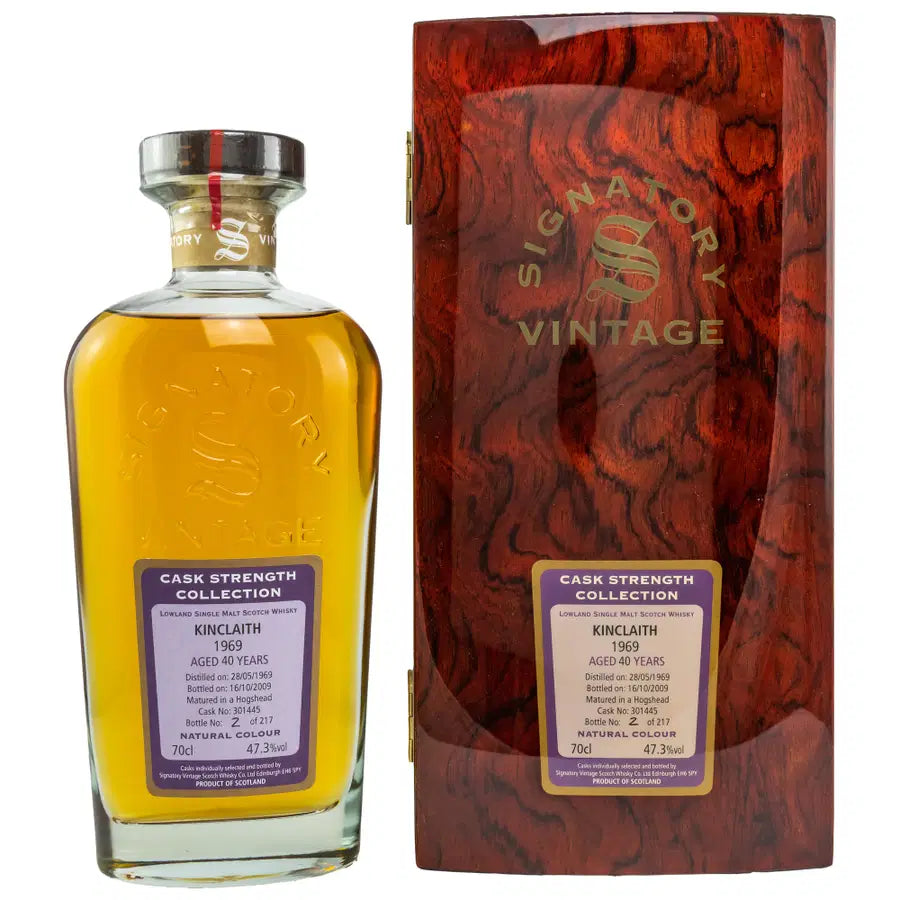 Kinclaith 1969/2009 40 Jahre Signatory Rare Reserve 47,3% vol. 700ml