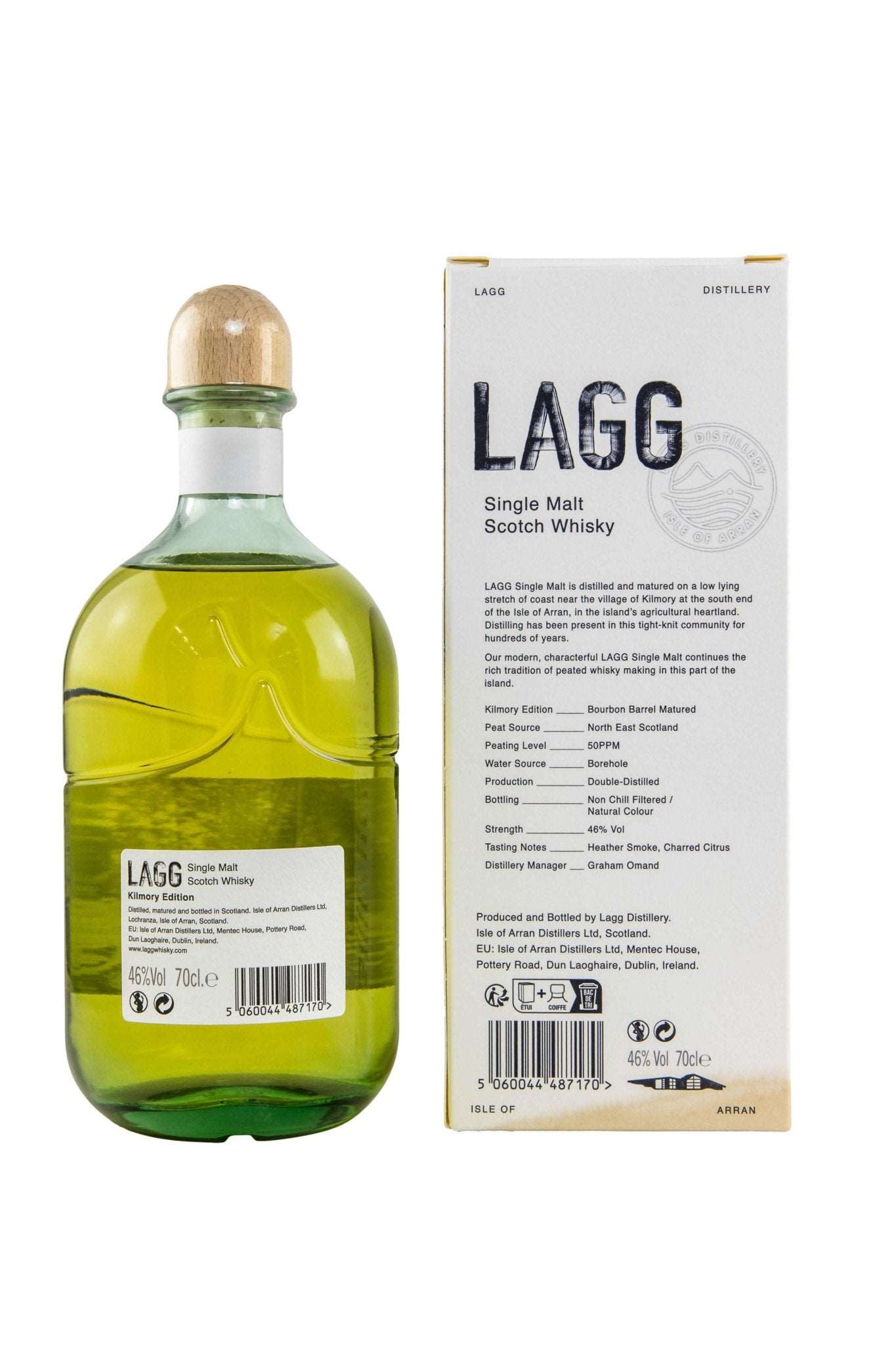 Lagg Kilmory (Isle Of Arran) Bourbon Cask 46% vol. 700ml - Maltimore - Premium Whisky Onlineshop