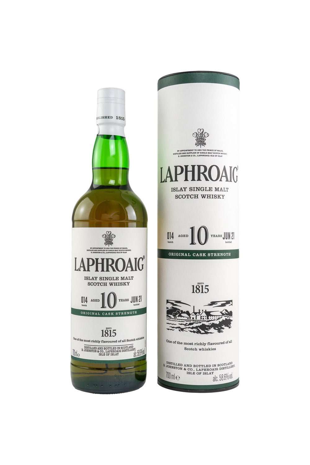 Laphroaig 10 Jahre Cask Strength Batch 014 58,6% vol. 700ml 1 - Maltimore - Premium Whisky Onlineshop