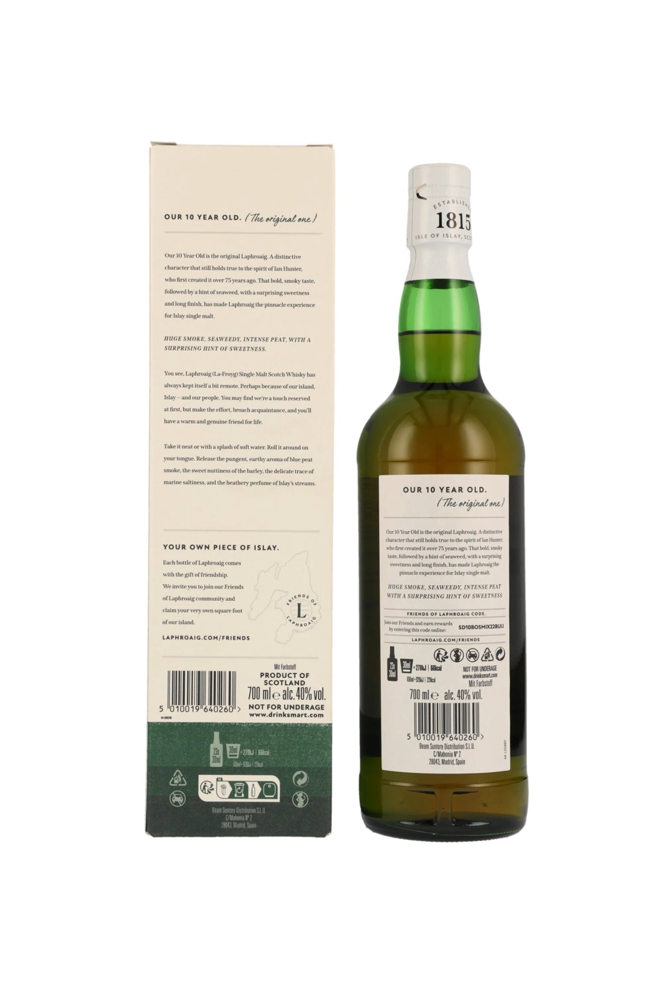 Laphroaig 10 Jahre Single Malt 40% 700ml - Maltimore - Premium Whisky Onlineshop