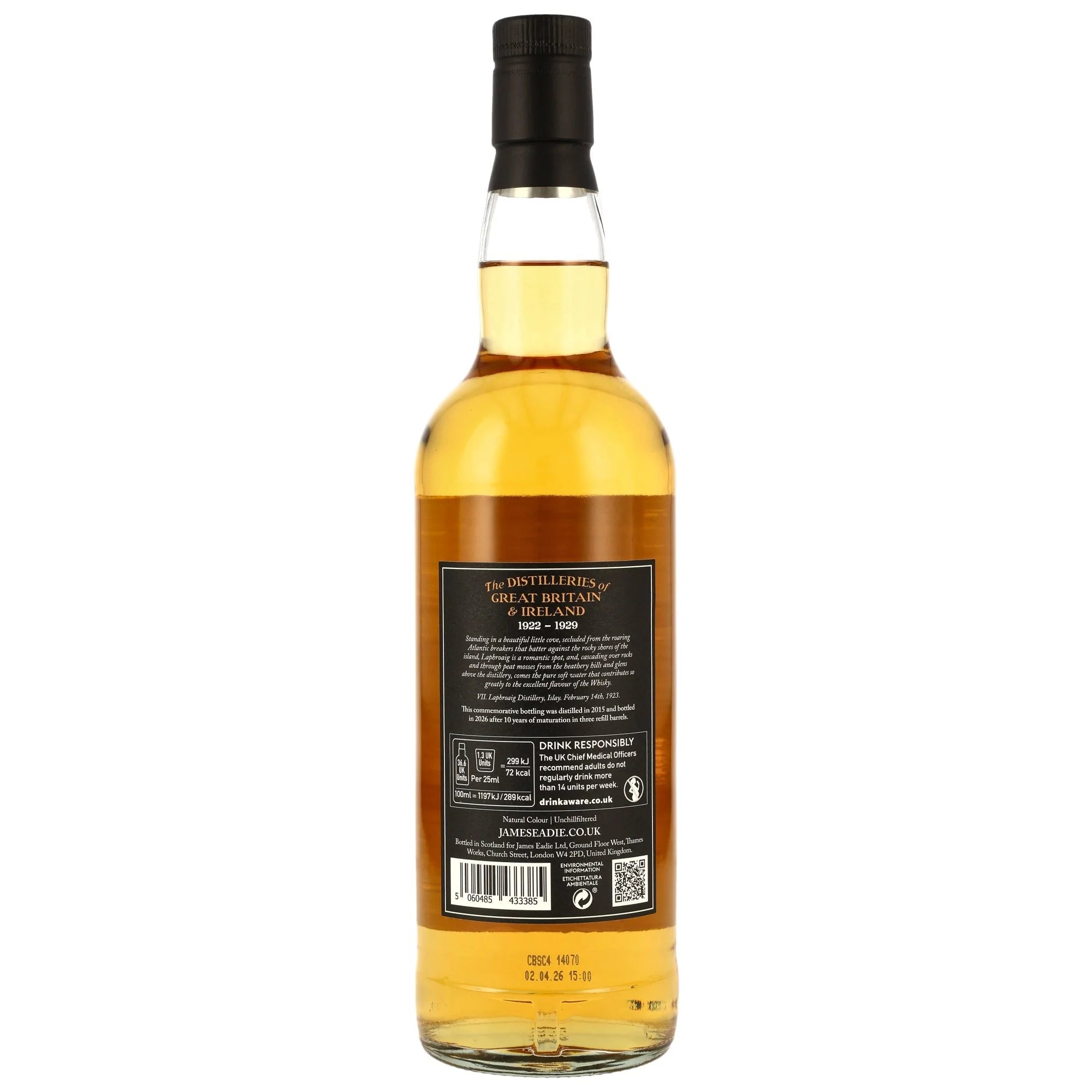 Laphroaig 2015/2026 10 Jahre Refill Barrels – James Eadie 52,3% vol. 700ml 2 - Maltimore.de - Premium Whisky Onlineshop