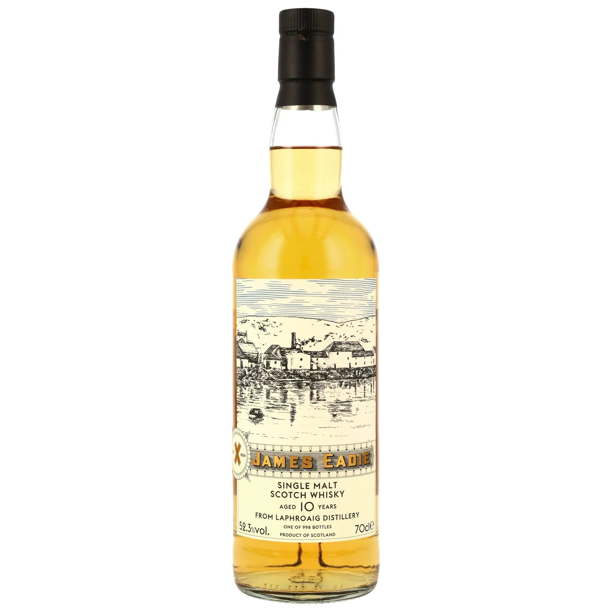 Laphroaig 2015/2026 10 Jahre Refill Barrels – James Eadie 52,3% vol. 700ml 1 - Maltimore.de - Premium Whisky Onlineshop