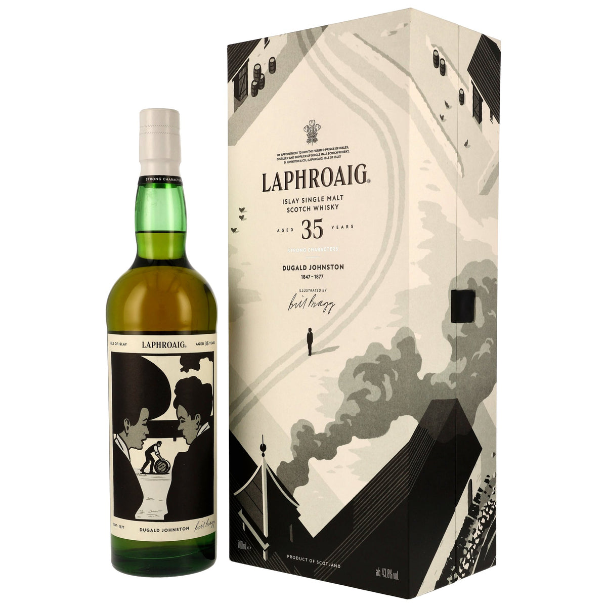 Laphroaig 35 Jahre Strong Characters 2026 Whisky mit Premium-Verpackung