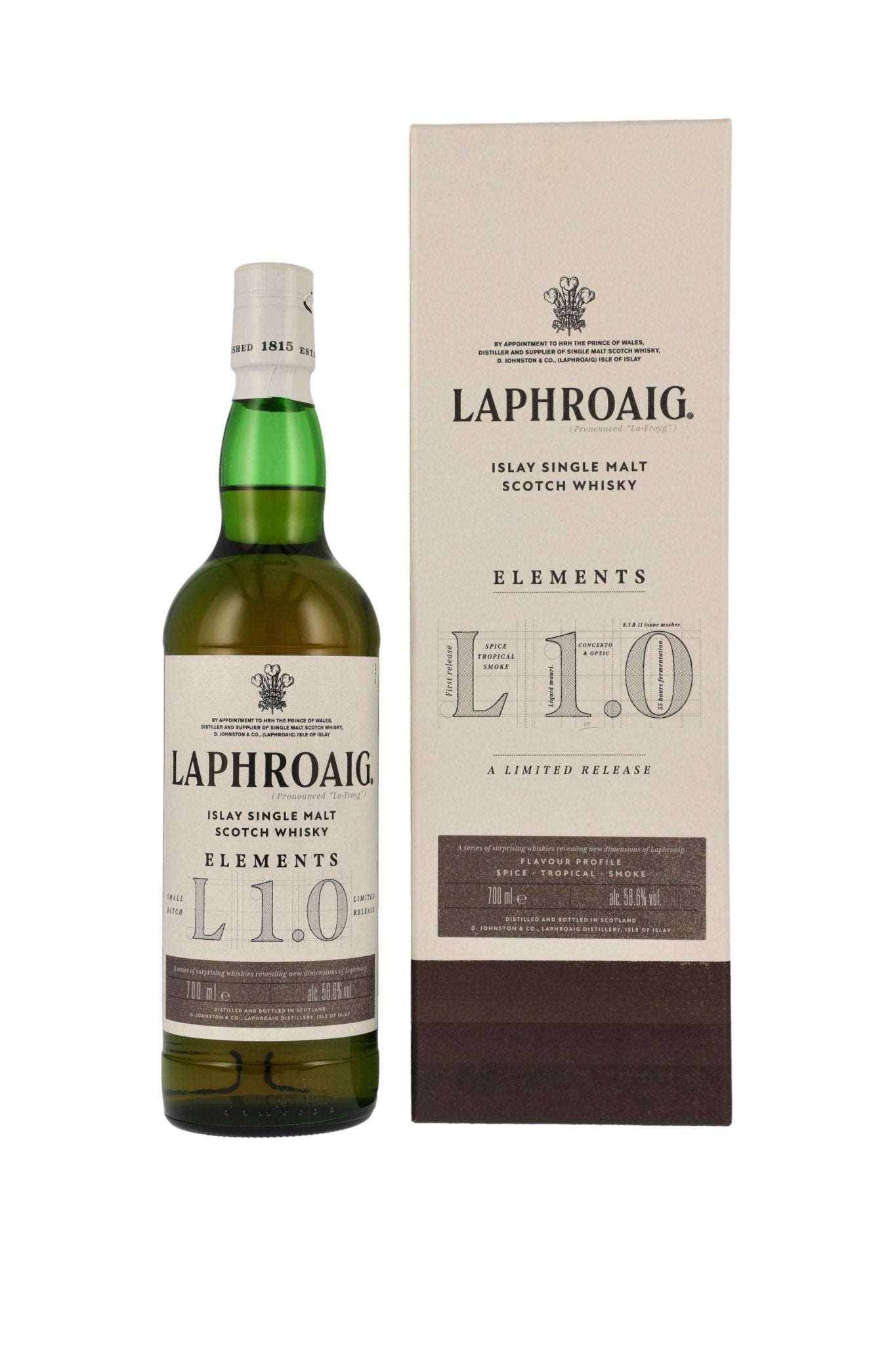 Laphroaig Elements 1.0 2023 Islay Single Malt Whisky 58,6% vol. 700ml 1 - Maltimore - Premium Whisky Onlineshop