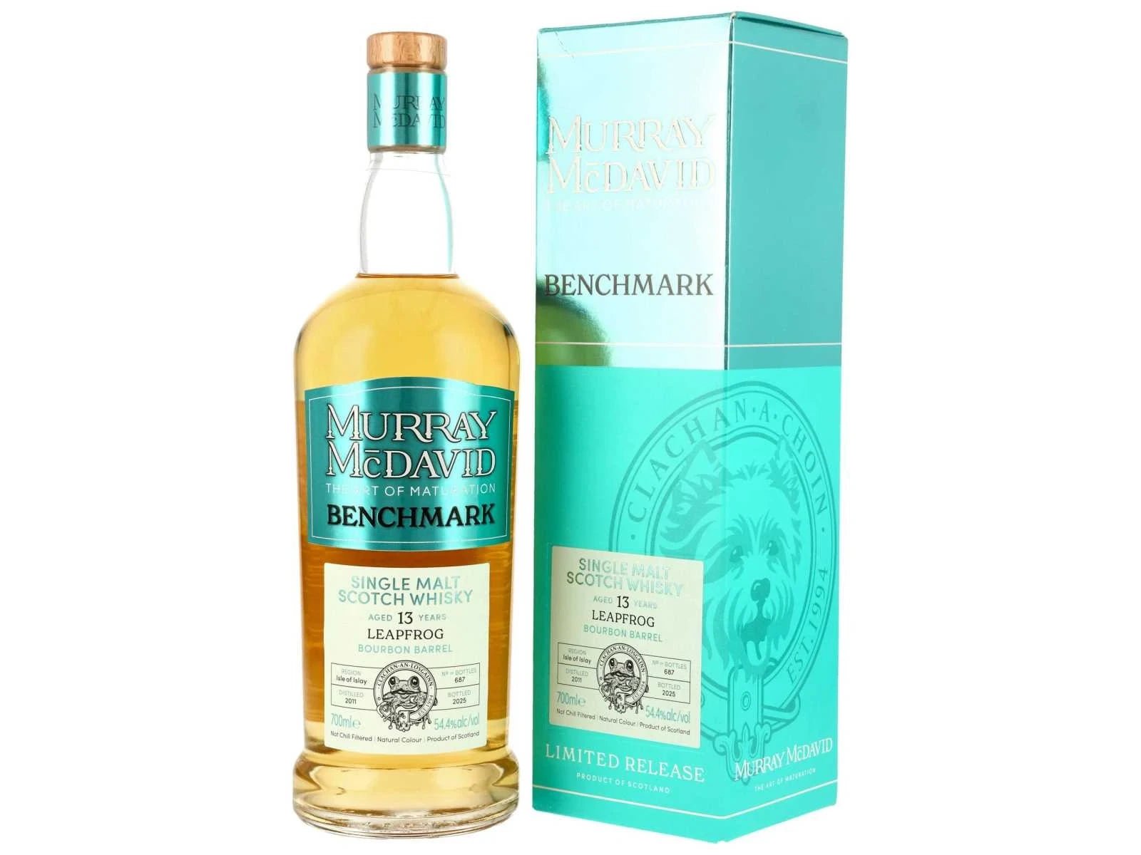 Leapfrog 13 Jahre 2011/2025 - Murray McDavid 54,4% vol. 700ml 1 - Maltimore.de - Premium Whisky Onlineshop