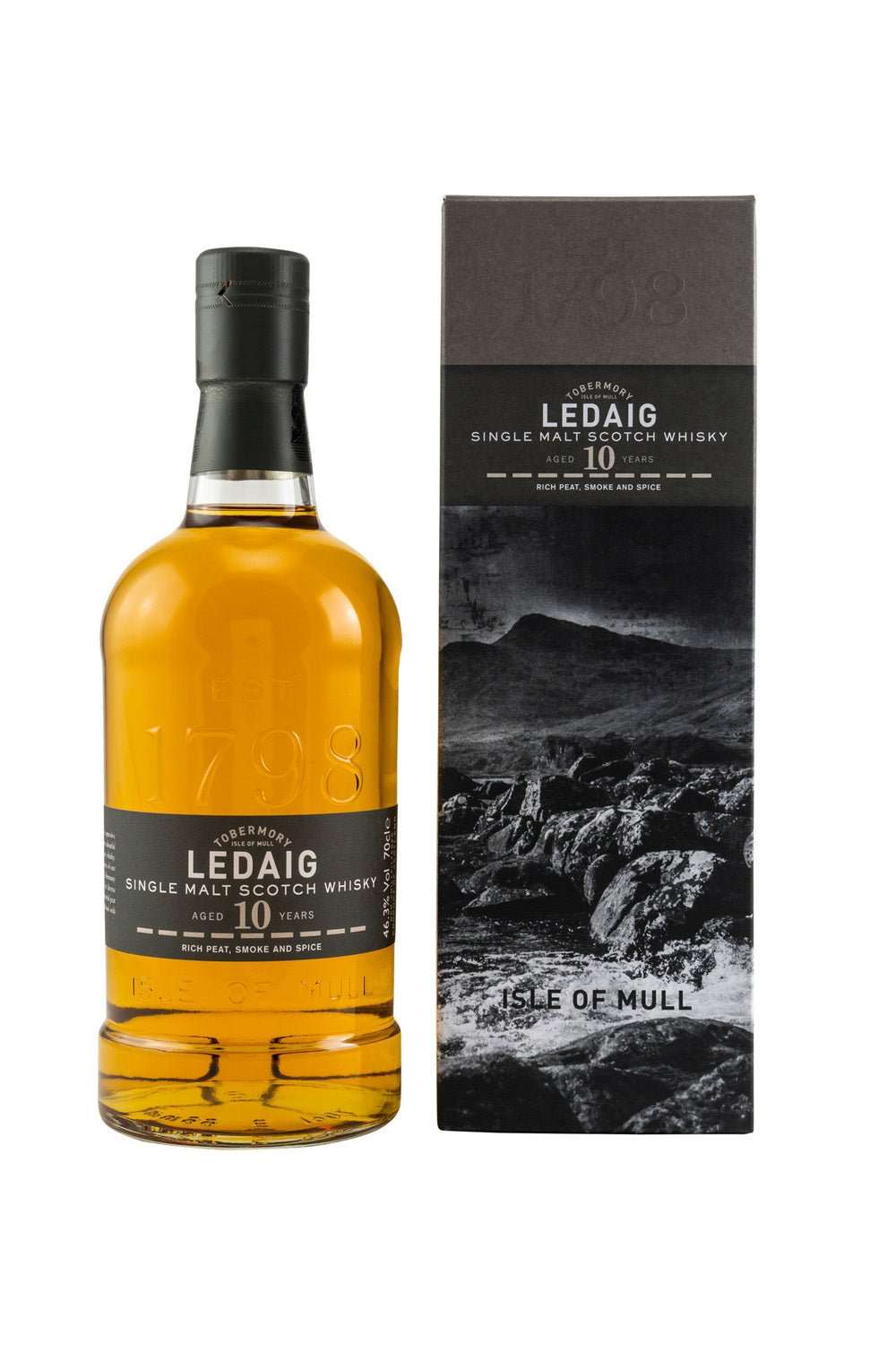 Ledaig 10 Jahre Single Malt Scotch Whisky 46,3% 700ml 1 - Maltimore - Premium Whisky Onlineshop