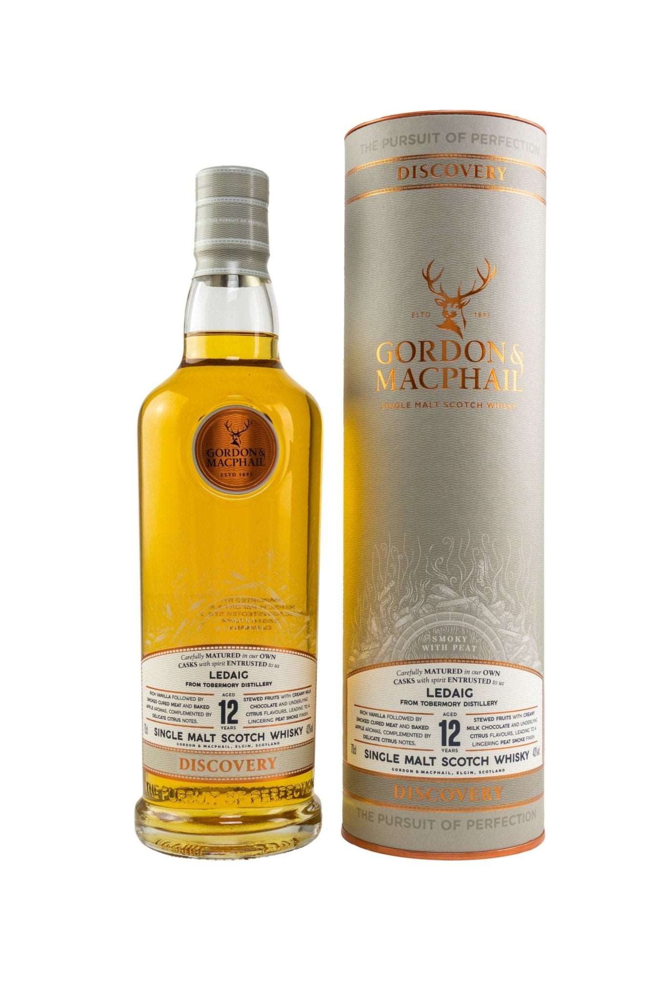 Ledaig 12 Jahre Gordon & MacPhail Discovery New Range 43% vol. 700ml 1 - Maltimore - Premium Whisky Onlineshop