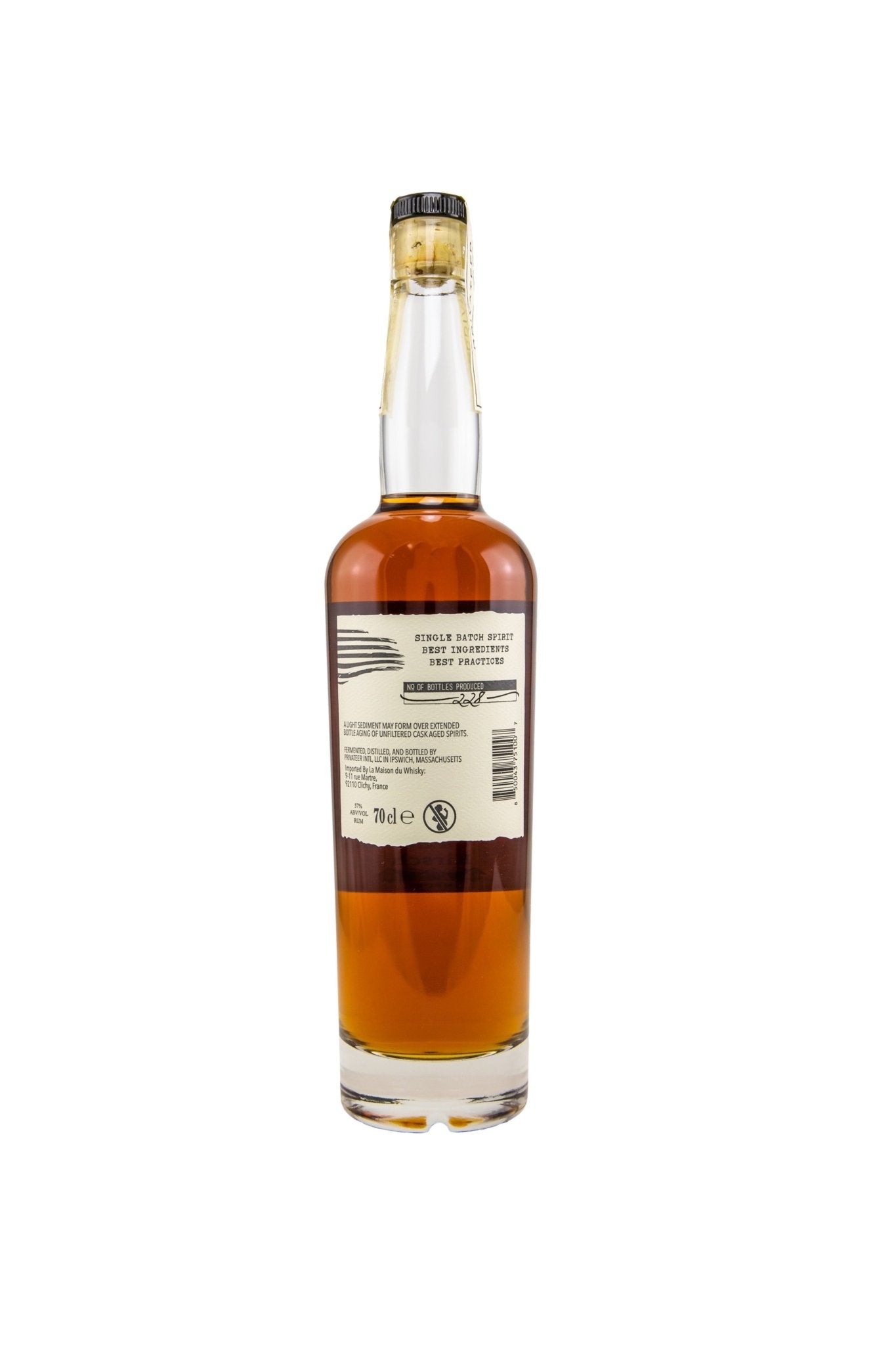 Letter of Marque Single Cask #P574 Privateer Rum 57% vol. 700ml 2 - Maltimore - Premium Whisky Onlineshop