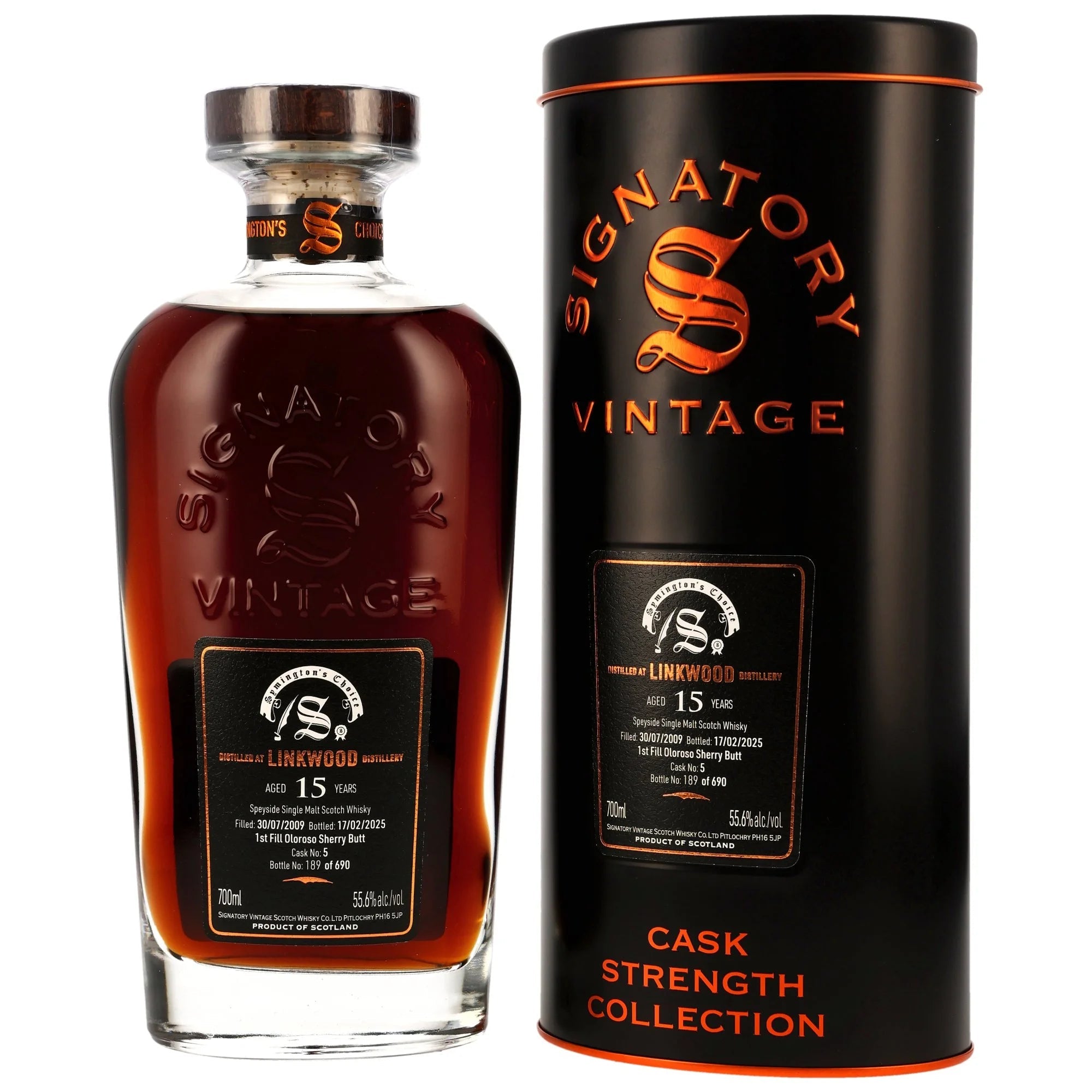 Linkwood 2009/2025 Signatory Vintage Symington’s Choice 55,6% vol. 700ml 1 - Maltimore - Premium Whisky Onlineshop