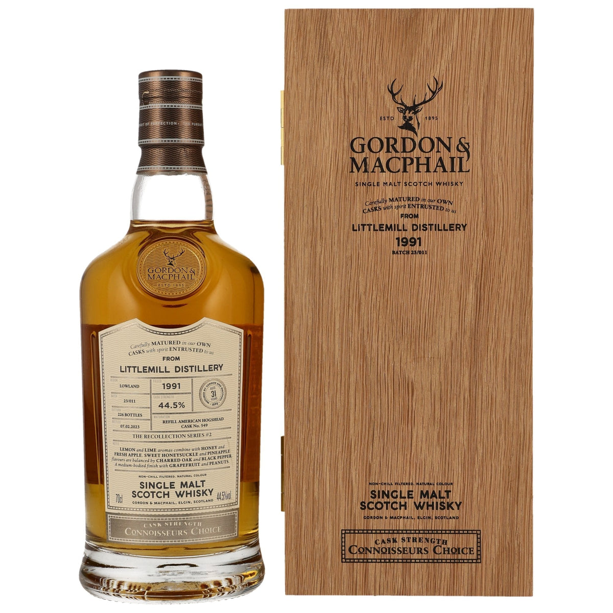 Littlemill 1991/2023 31 Jahre #549 G&M Connoisseurs Choice 44,5% vol. 700ml