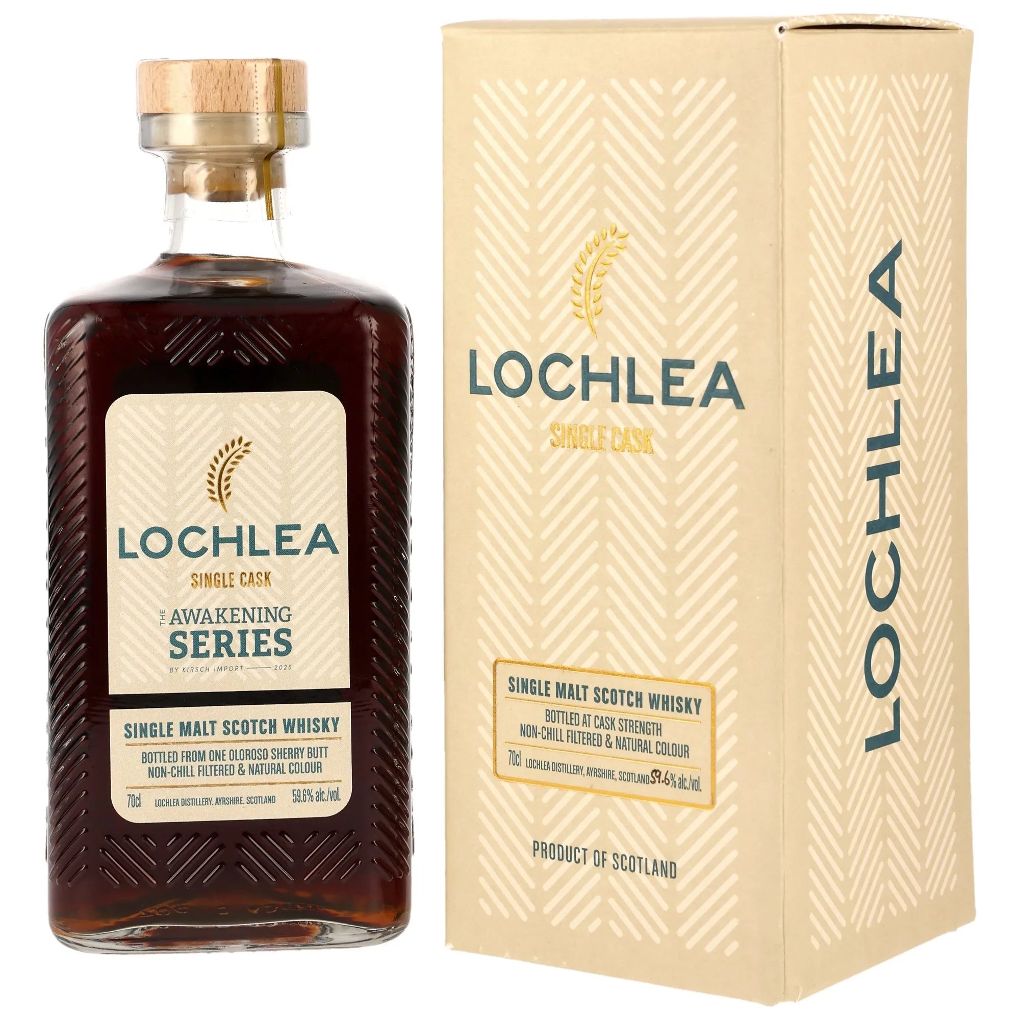Lochlea Distillery 2020/2025 Single Oloroso Sherry Cask 244 The Awakening Series 59,6% vol. 700ml 1 - Maltimore.de - Premium Whisky Onlineshop