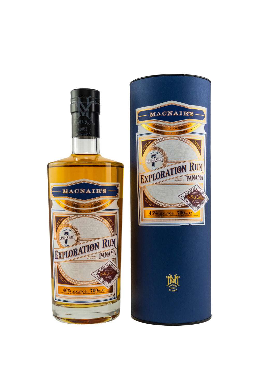 MacNair’s Exploration Rum Peated Panama 7 Jahre by Billy Walker 46% vol. 700ml 1 - Maltimore - Premium Whisky Onlineshop