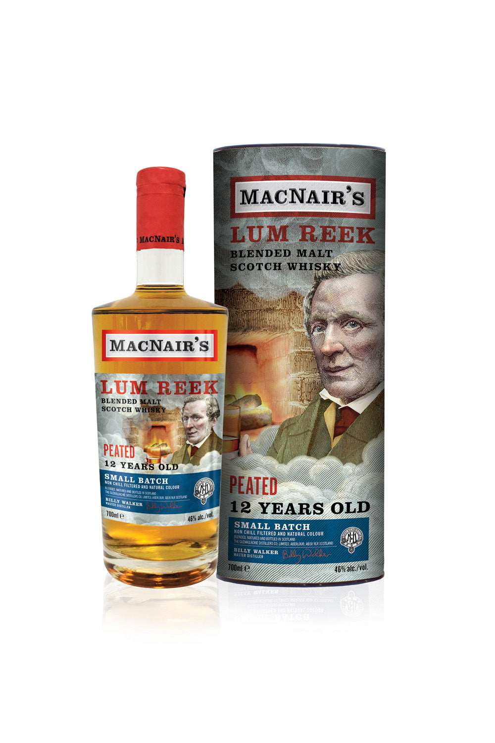 MacNair's Lum Reek 12 Jahre Peated by Billy Walker Blended 46% vol. 700ml 1 - Maltimore - Premium Whisky Onlineshop