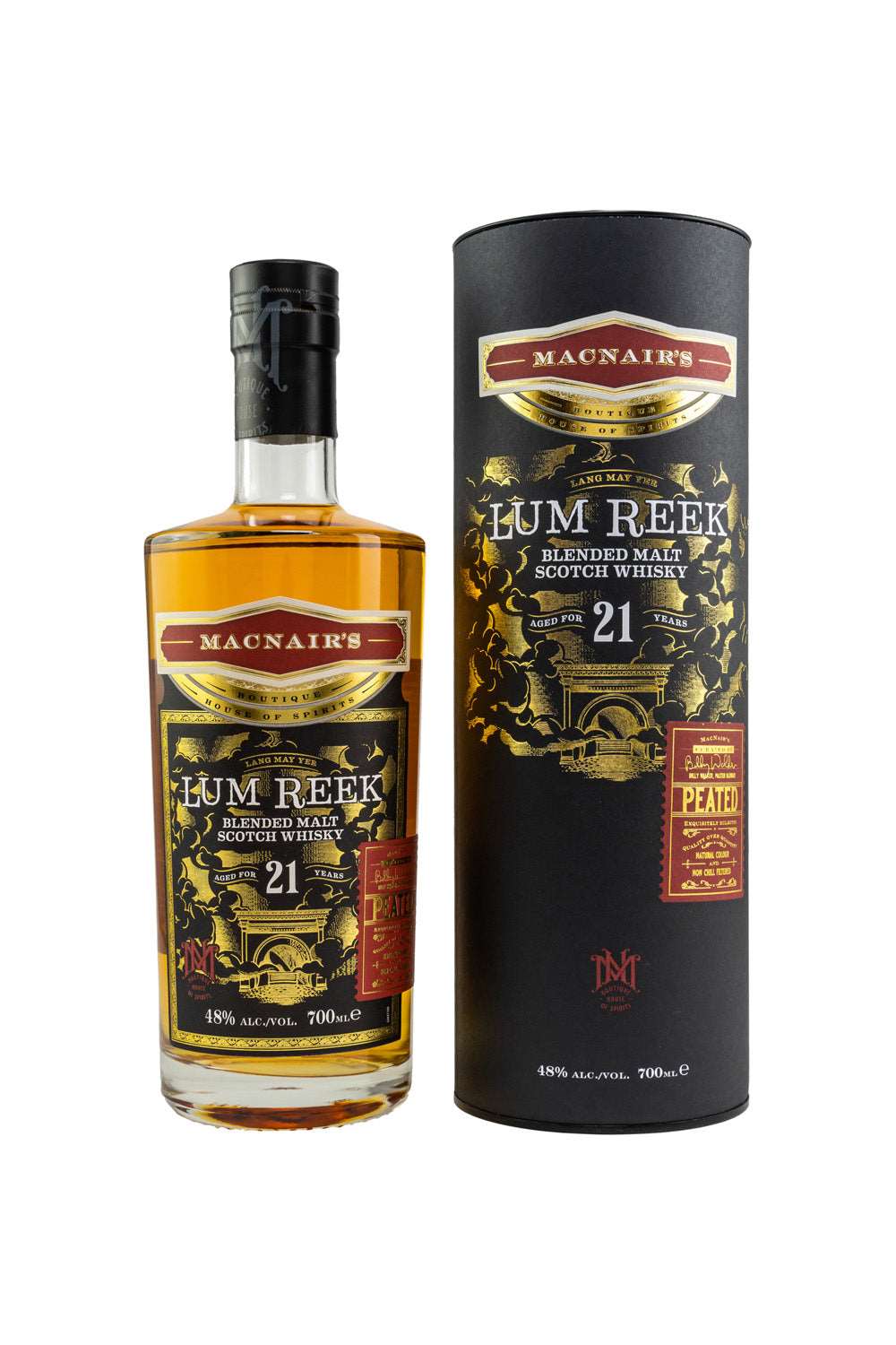 MacNair's Lum Reek 21 Jahre Small Batch neue Ausstattung 48% vol. 700ml 1 - Maltimore - Premium Whisky Onlineshop