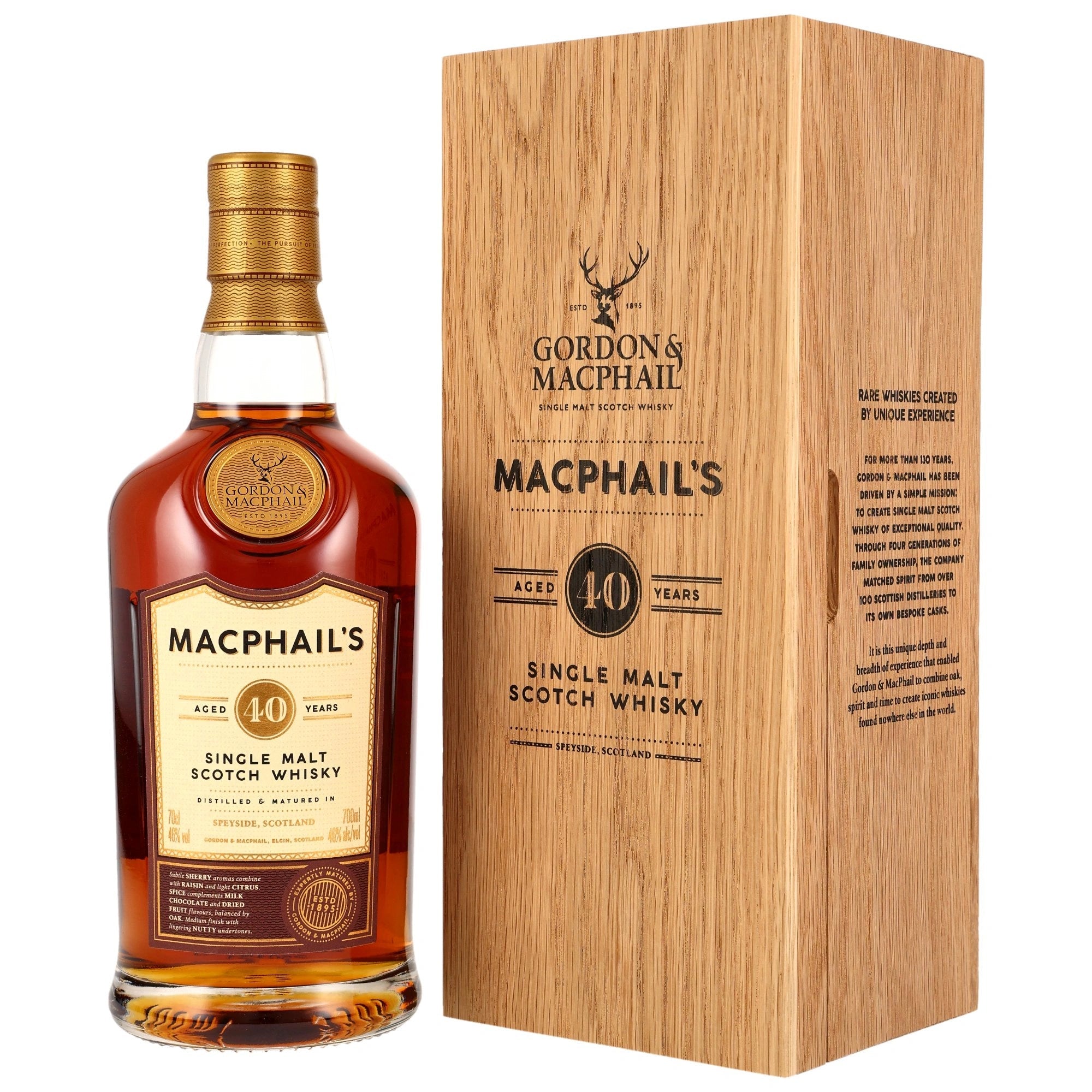 MacPhail's 40 - year - old GM Mystery 40 Jahre Whisky Speyside 46% vol. 700ml 1 - Maltimore.de - Premium Whisky Onlineshop