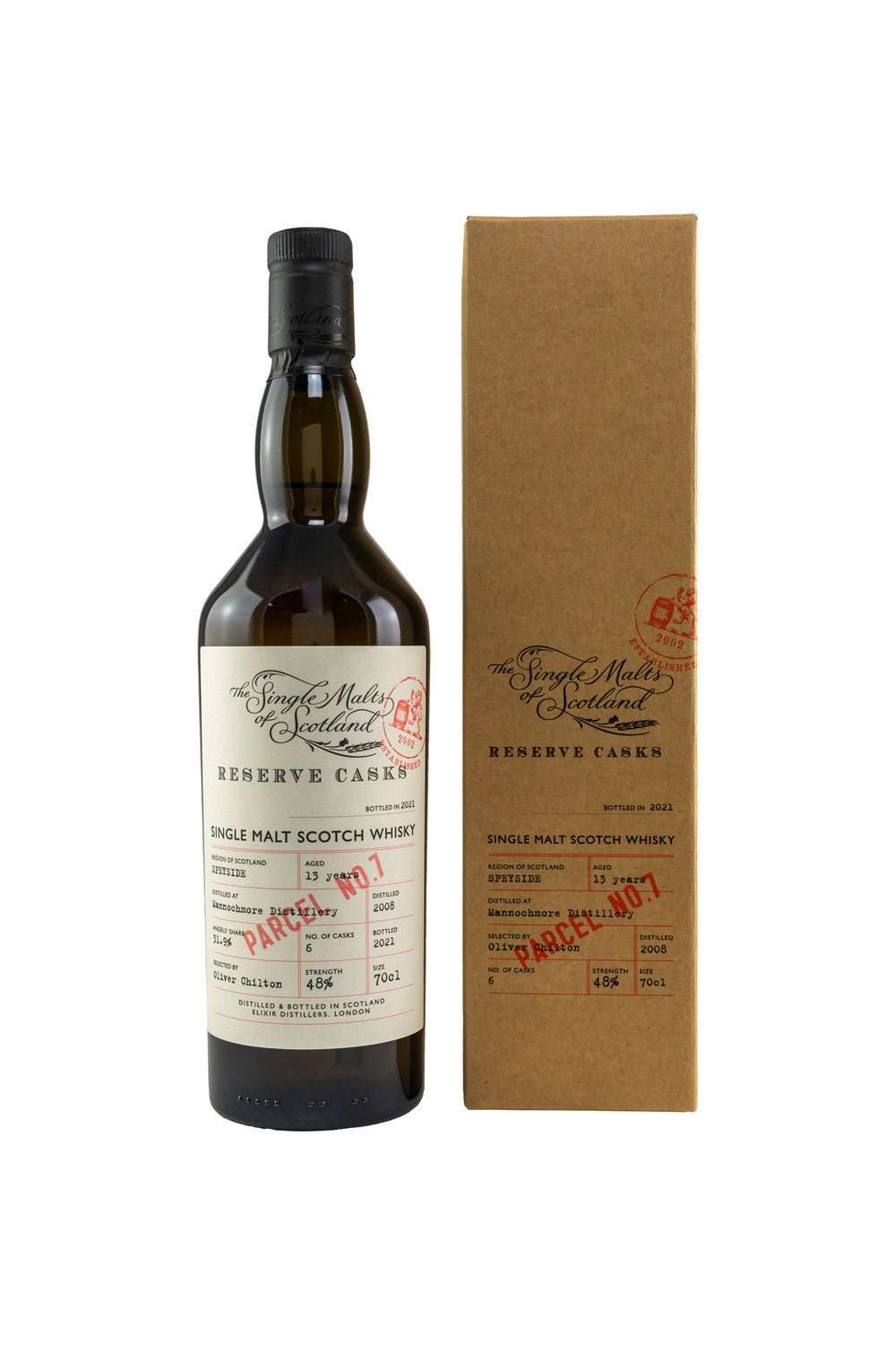 Mannochmore 2008 Reserve Cask Parcel 7 Single Malts of Scotland (SMoS) 48% vol. 700ml 1 - Maltimore - Premium Whisky Onlineshop