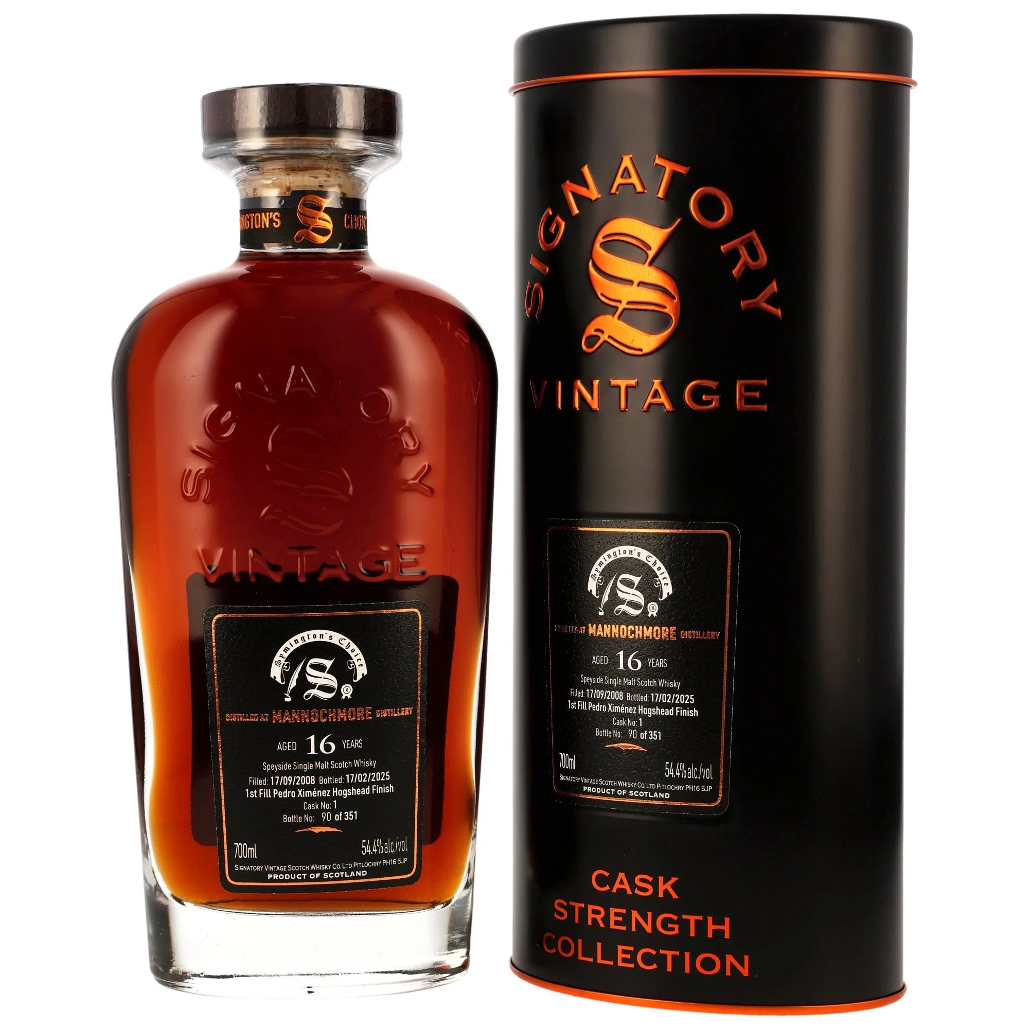 Mannochmore 2008/2025 Signatory Vintage Symington’s Choice 54,4% vol. 700ml 1 - Maltimore - Premium Whisky Onlineshop