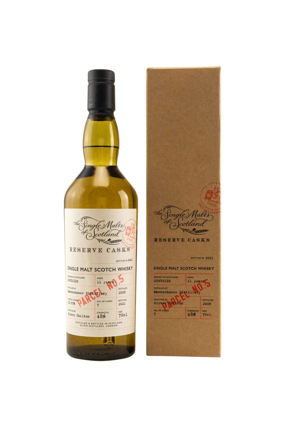 Mannochmore 2009 Reserve Cask Parcel 5 Single Malts of Scotland (SMoS) 48% vol. 700ml 1 - Maltimore - Premium Whisky Onlineshop